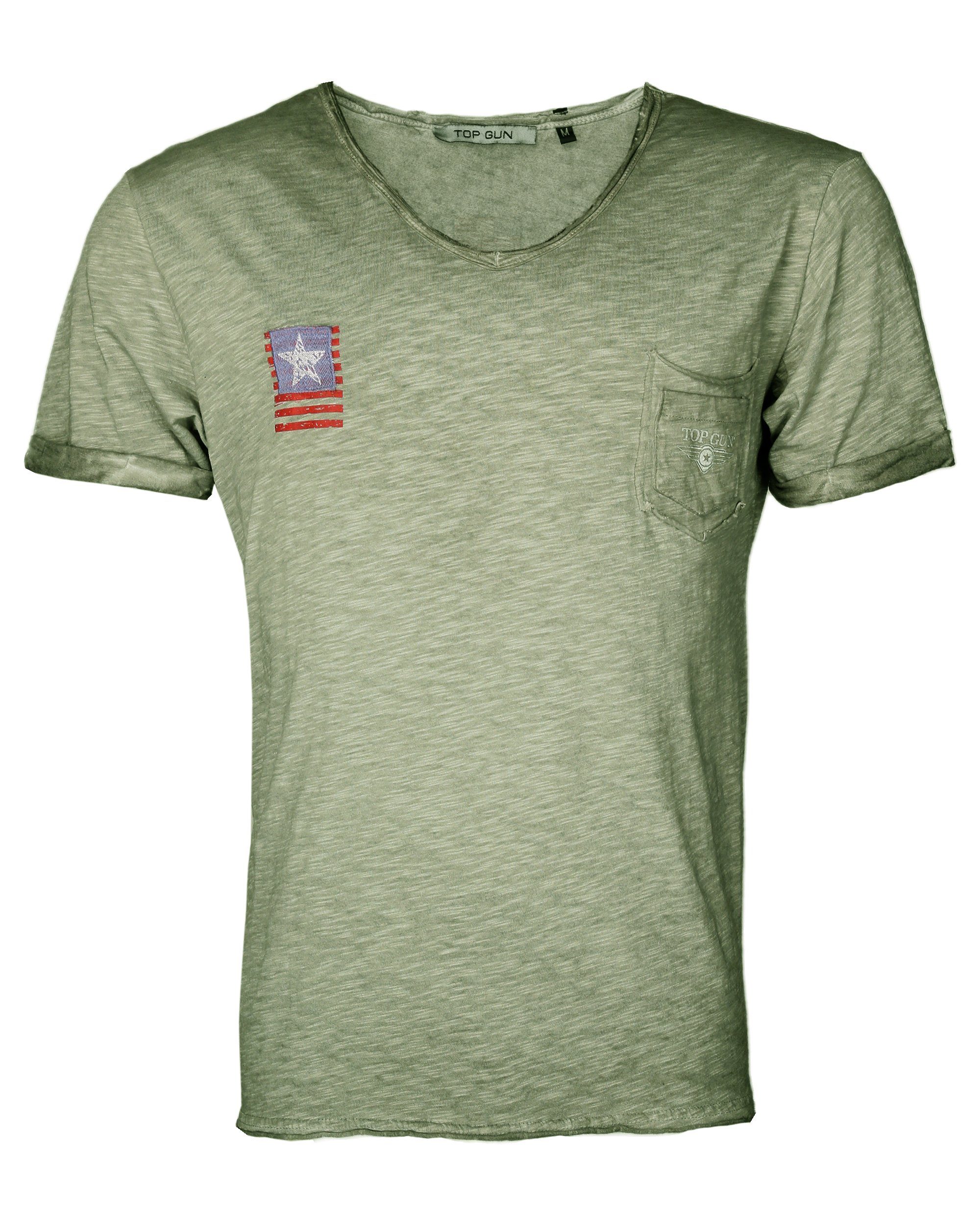 TOP GUN T-Shirt TG20193157 green | T-Shirts
