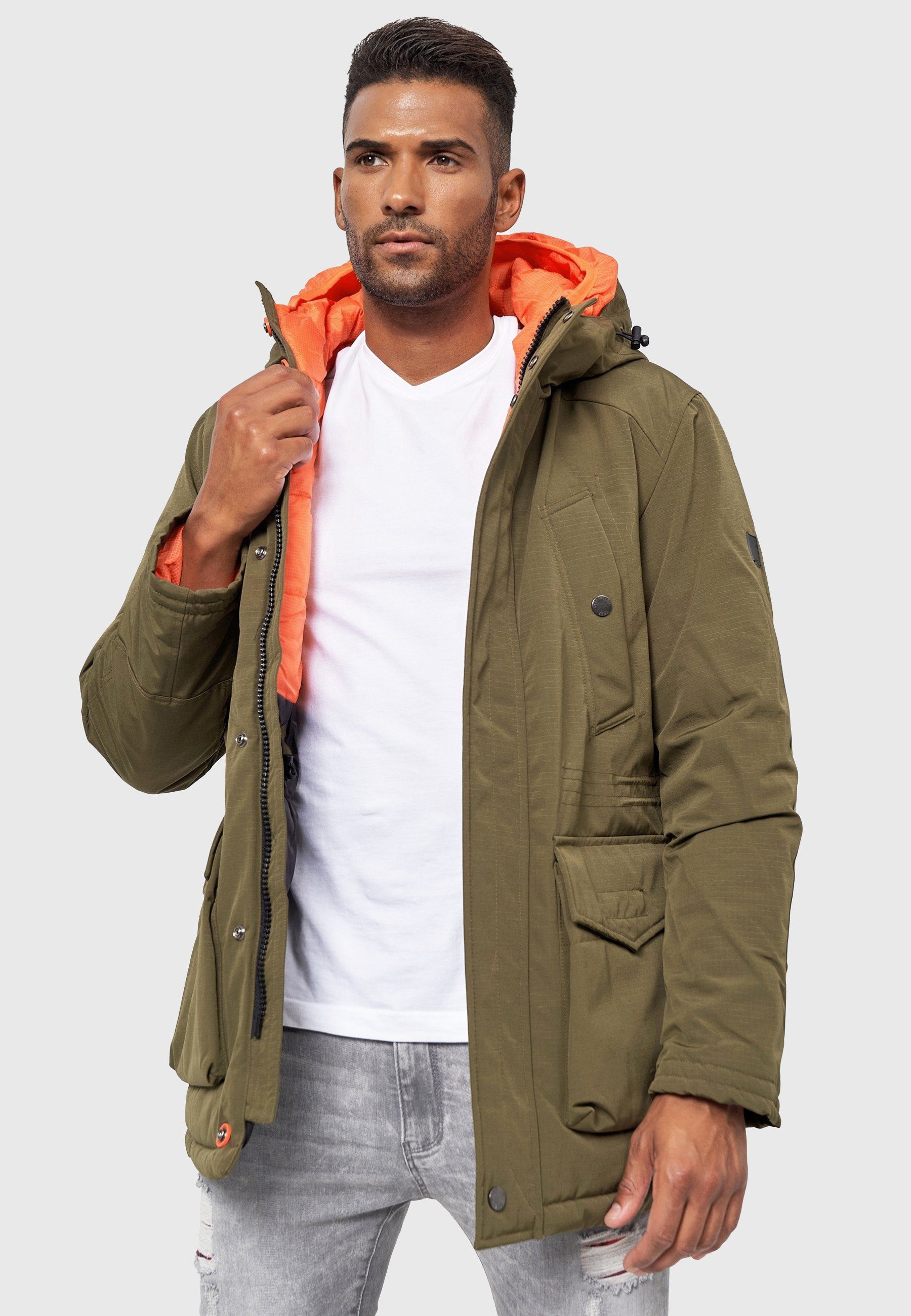 Indicode Parka Herren Waters Herrenparka Herrenjacke
