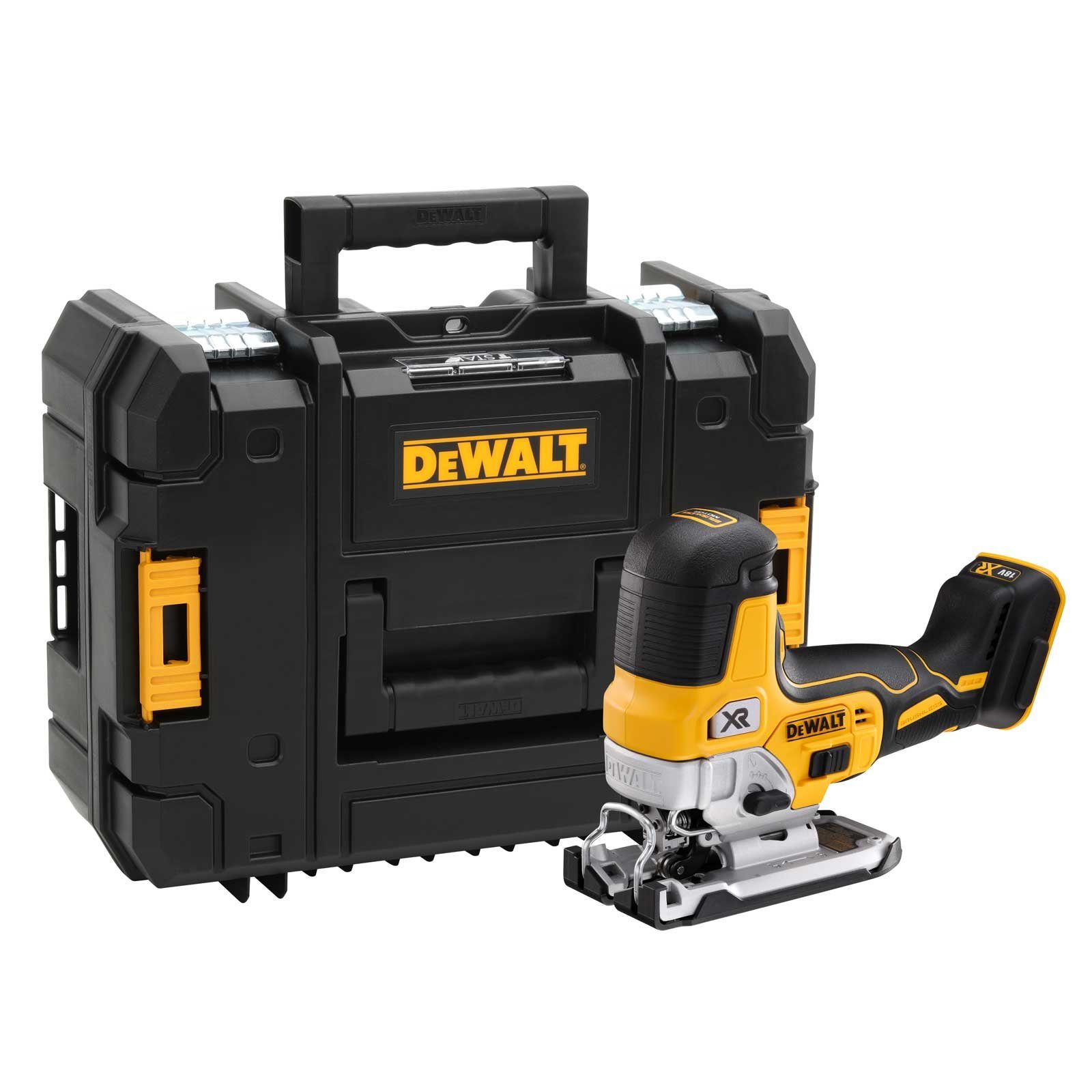 DeWalt Stichsäge DeWALT Akku-Stichsäge TSTAK-BoxII 18V DCS335NT-XJ Absaugadapter, inkl