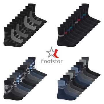 Footstar Businesssocken Herren Motiv Socken (10 Paar) mit diversen Mustern