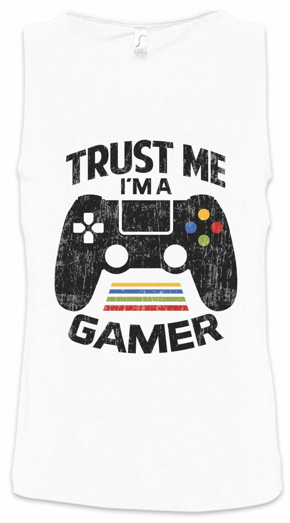 Tanktop Trust Me I'm A Gamer Ärmelloses T-Shirt Gamer Gaming Games Pixel Retro