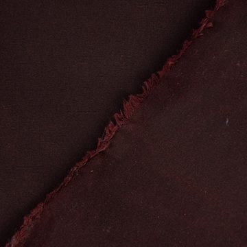 SCHÖNER LEBEN. Stoff Oilskin light Baumwolle getränkt dünn uni matt dunkelrot 1,45m