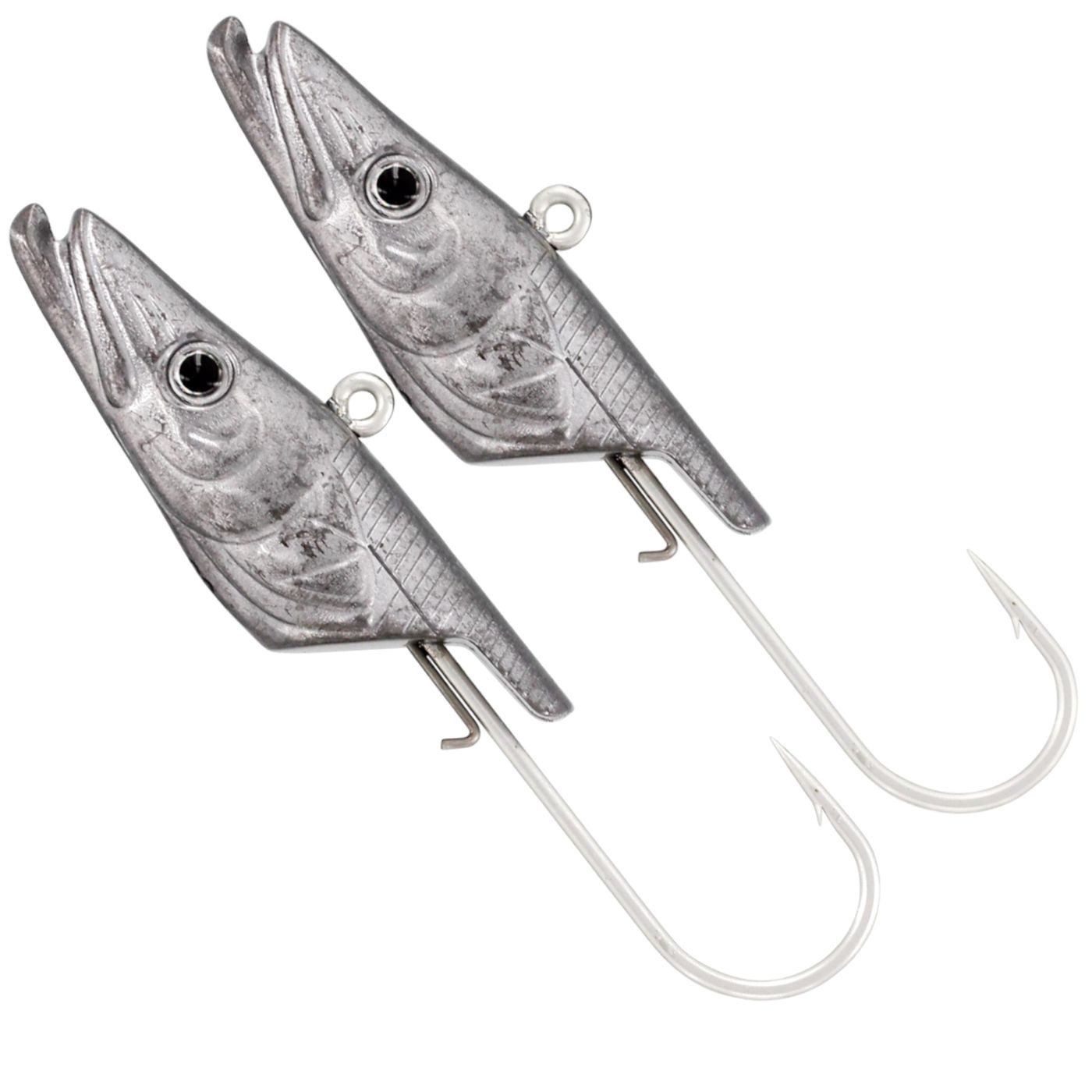 Jighaken Westin SANDY ANDY JIG SPARE HEAD 32G NATURAL #4/0 2PCS