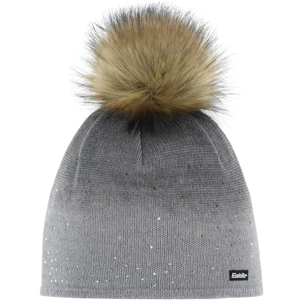 Strickmütze Eisbär Tiana Lux Crystal Pompon Mütze