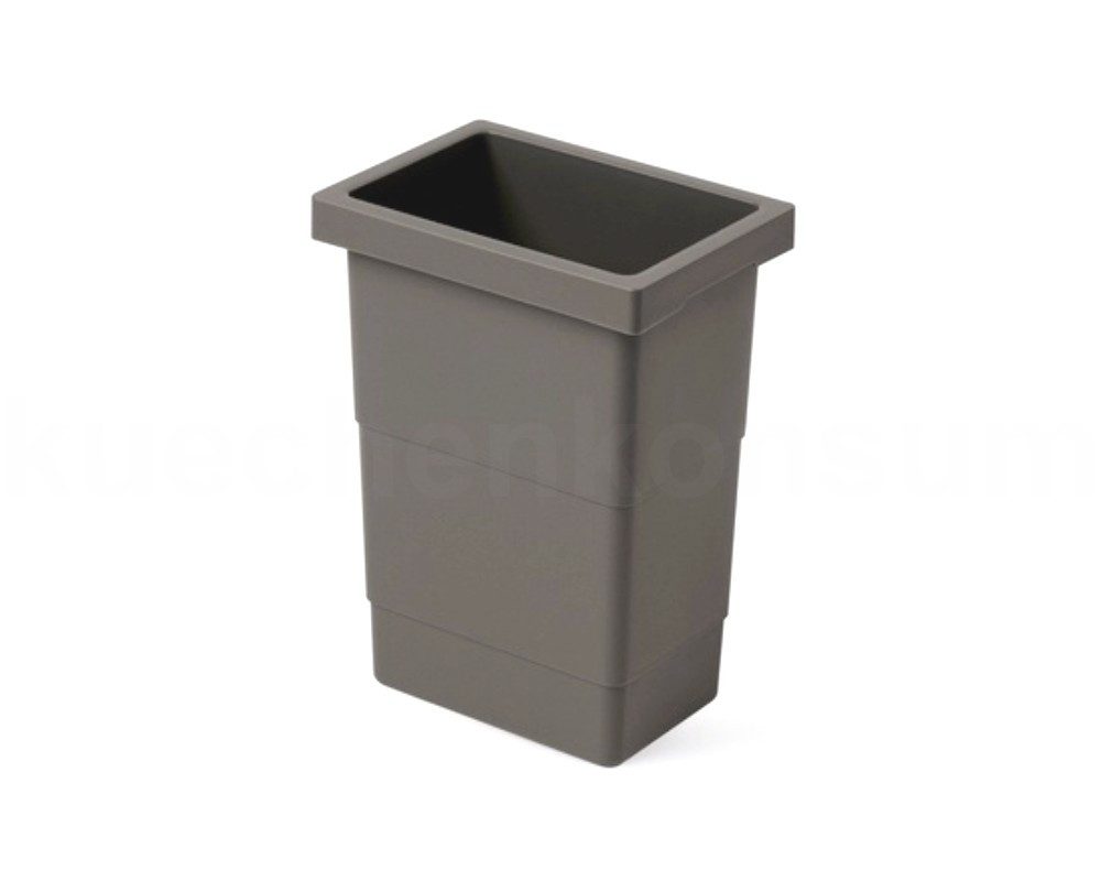 Hailo Biomülleimer 2,5 Liter Inneneimer 1129889 dunkelgrau 155 x 110 x 220 mm