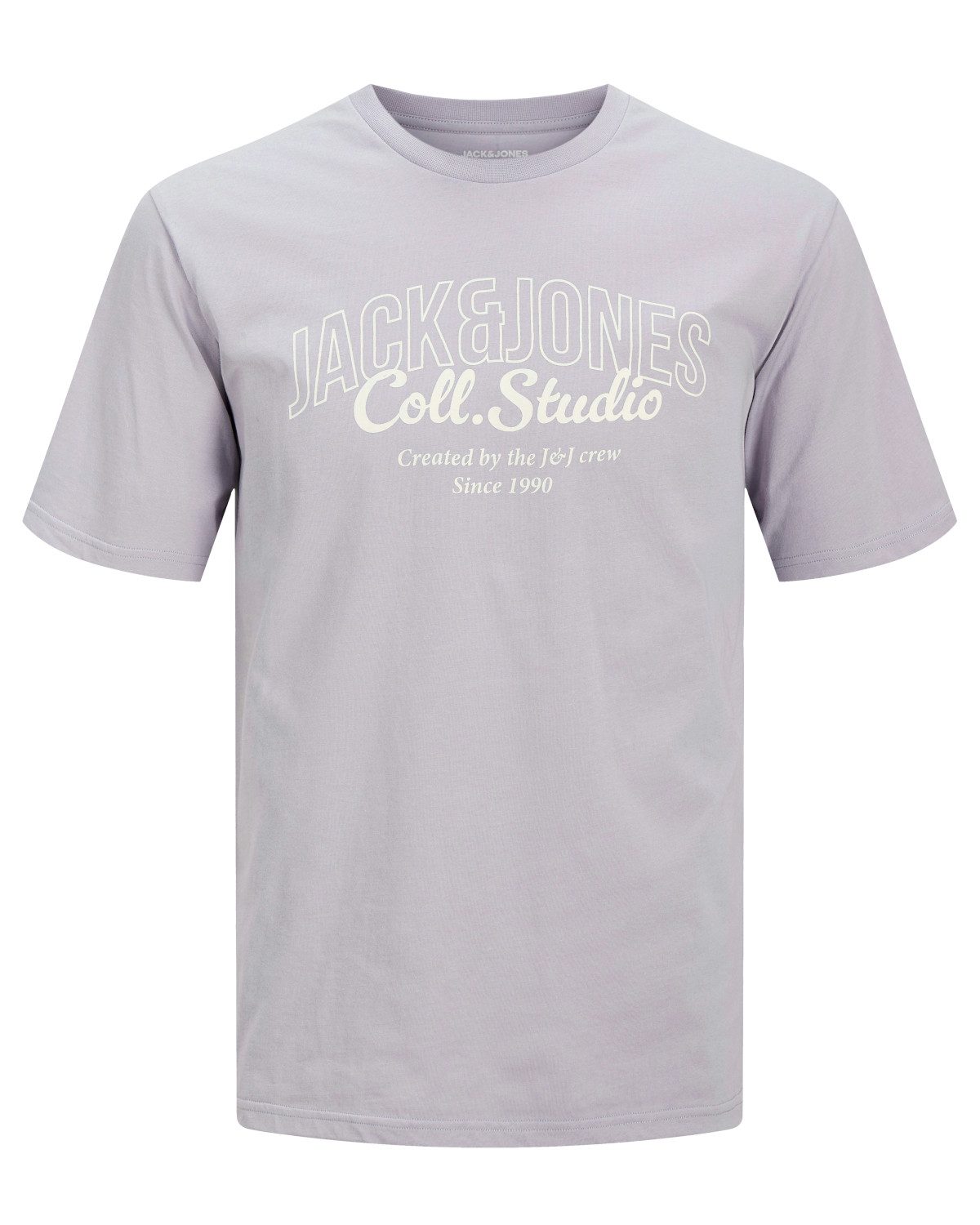 Jack & Jones Print-Shirt Bequemes Slimfit Shirt (Spar-Set, 3er-Pack) in Unifarbe mit Print