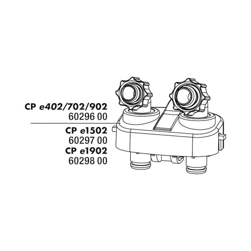 Aquariumfilter Ersatzteil CP e1902 Schlauchanschlussblock