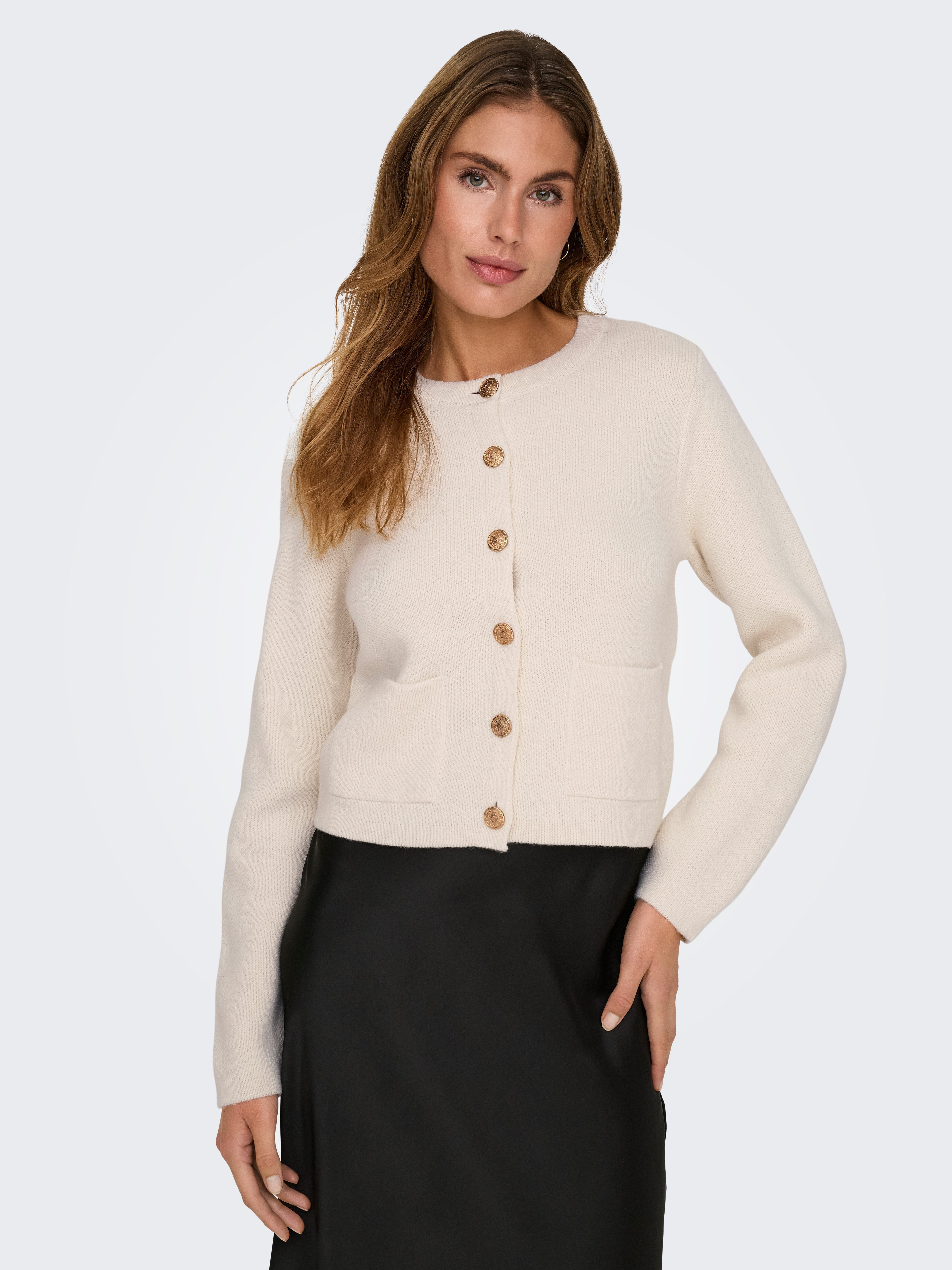 JDY Strickjacke JDYKIM L/S ON BUTTON günstig online kaufen