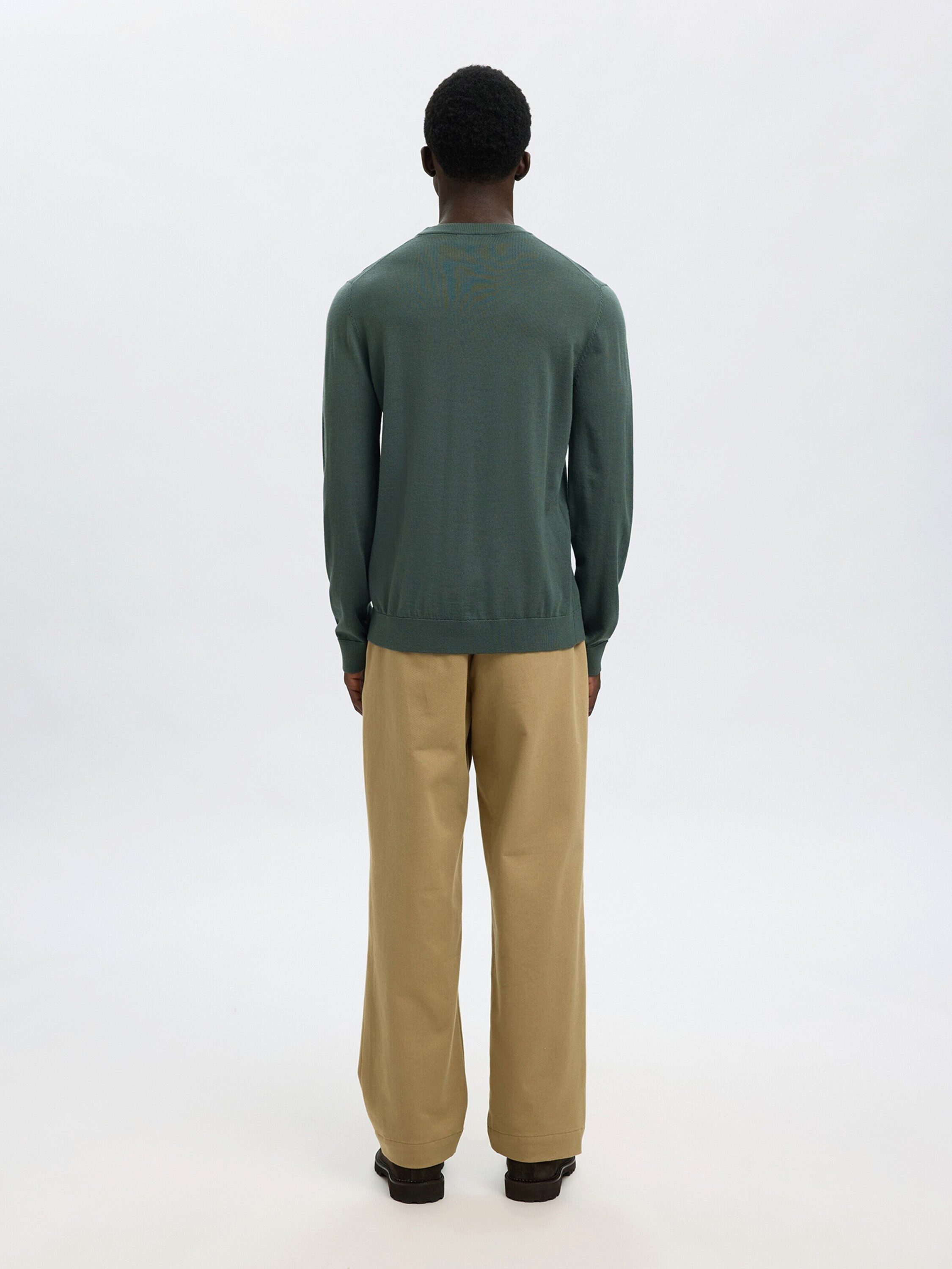 Selected Rundhalspullover SLHTray (1-tlg) günstig online kaufen