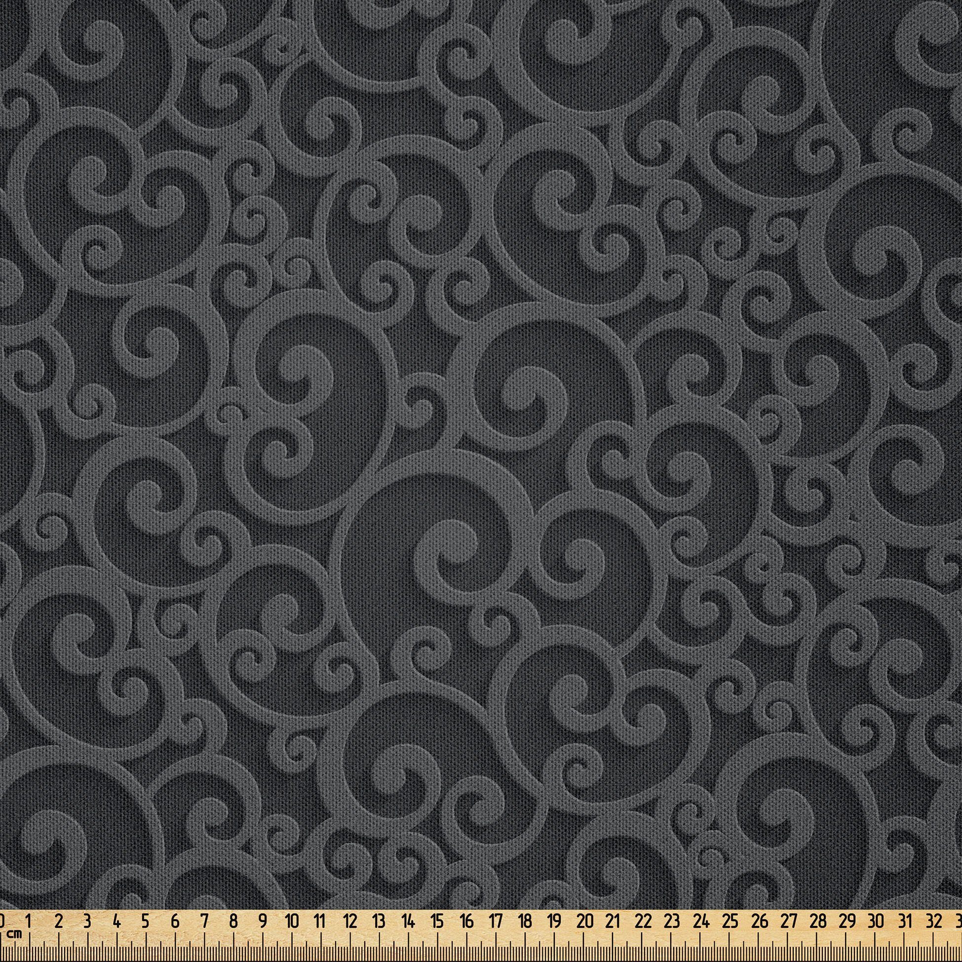 ABAKUHAUS Sea Shells Stoff Meterware - Microfaser Mit Muschel Design