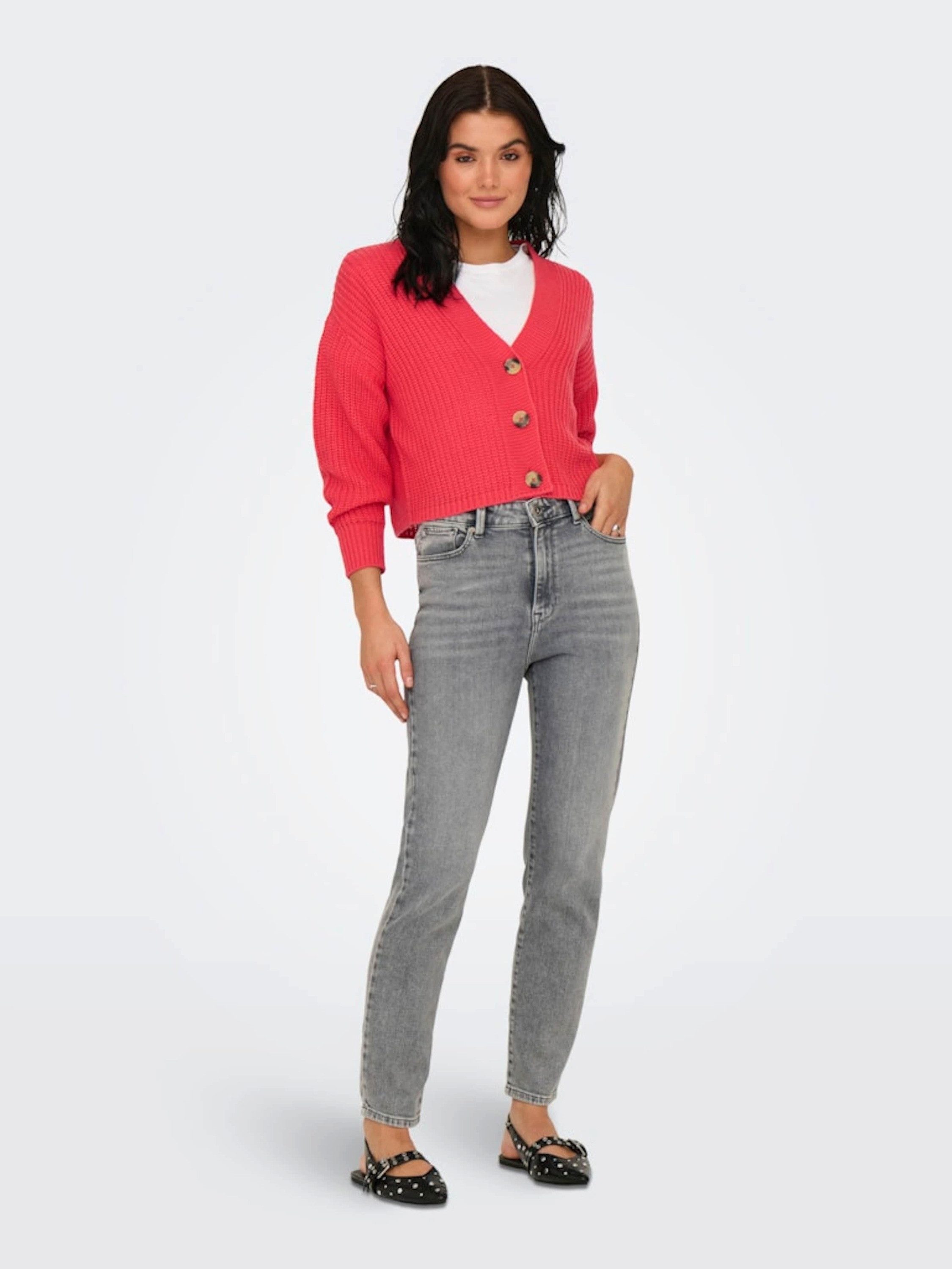 ONLY Strickjacke ONLCarol (1-tlg) Plain/ohne Details – Bild 5 von 5