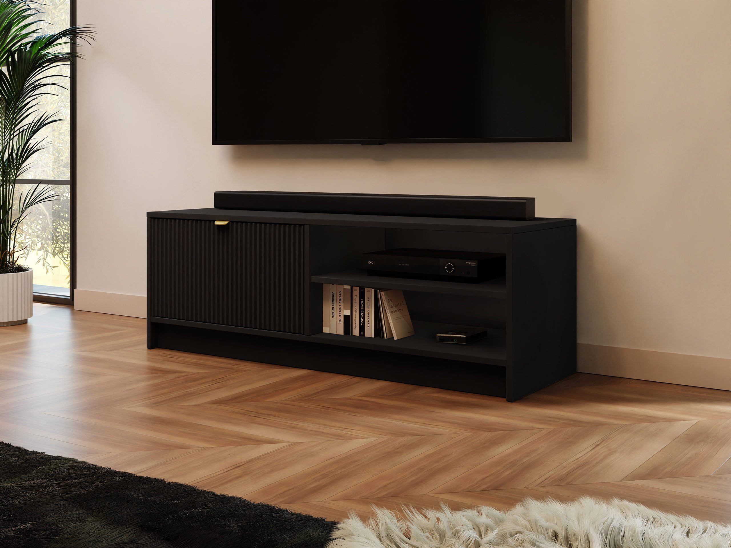 MIRJAN24 TV-Schrank Tireno 1K (mit Klappe) günstig online kaufen