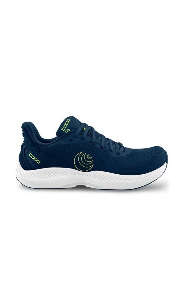 Topo Fli-Lyte 6 (Leichtigkeit, breitere Zehenbox) navyblau/lime Herren Laufschuh