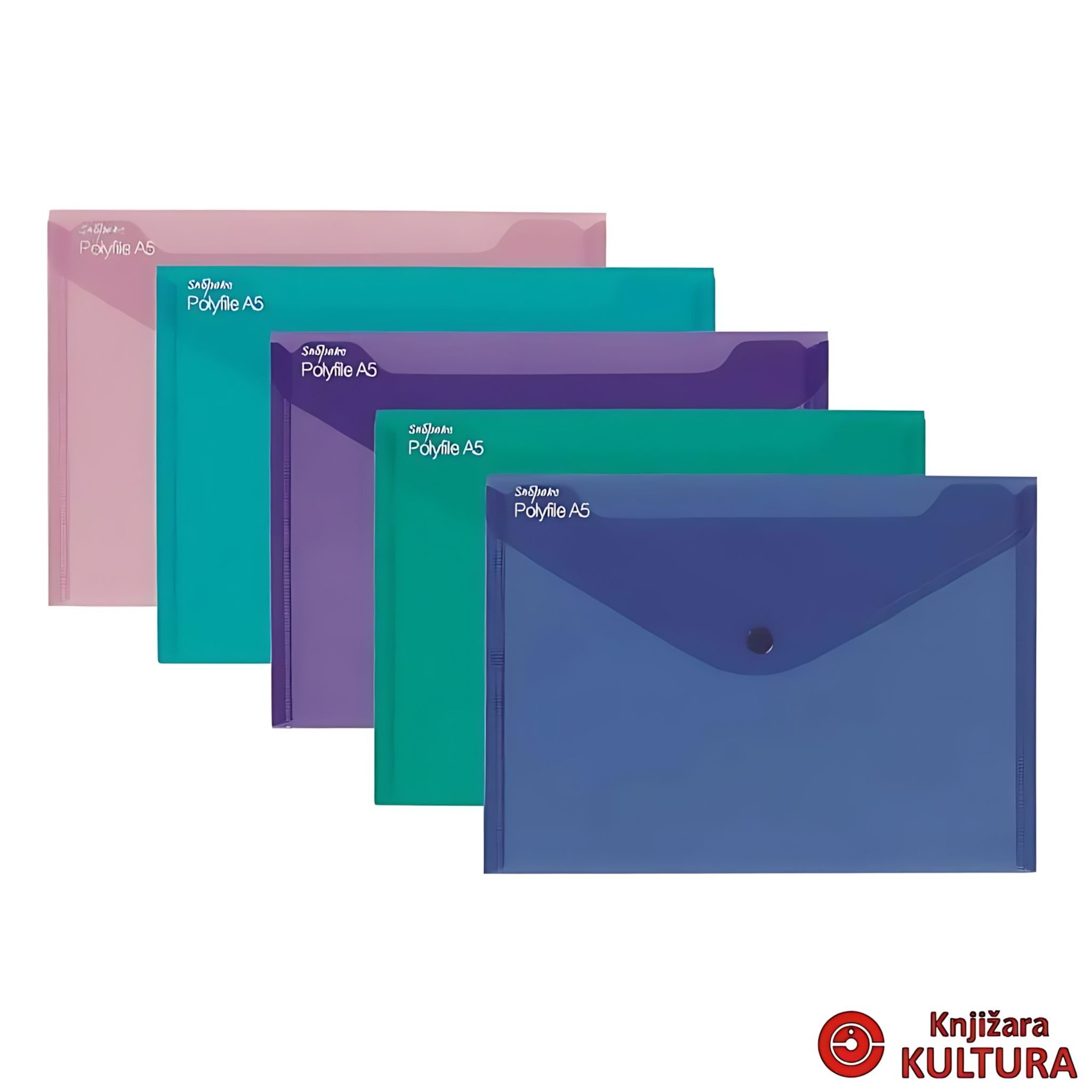 Dokumententasche Snopake Dokumententasche Polyfile A5 electra sortiert 1 Stück