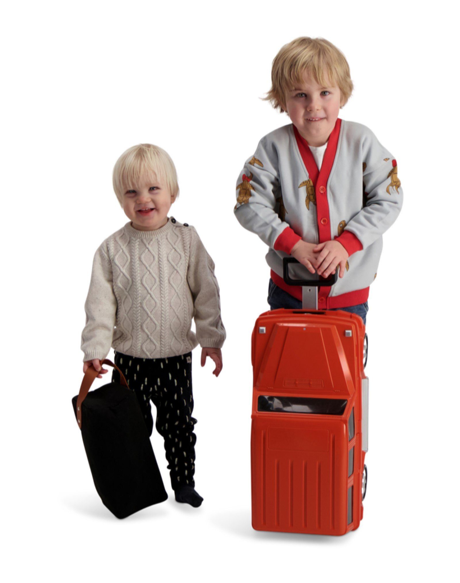 rot hellgrau mit Buubla Töpfchen faltbares Reise-Töpfchen Transporttasche mit 2-tlg), Buubla (Spar-Set, Tasche, / Töpfchen