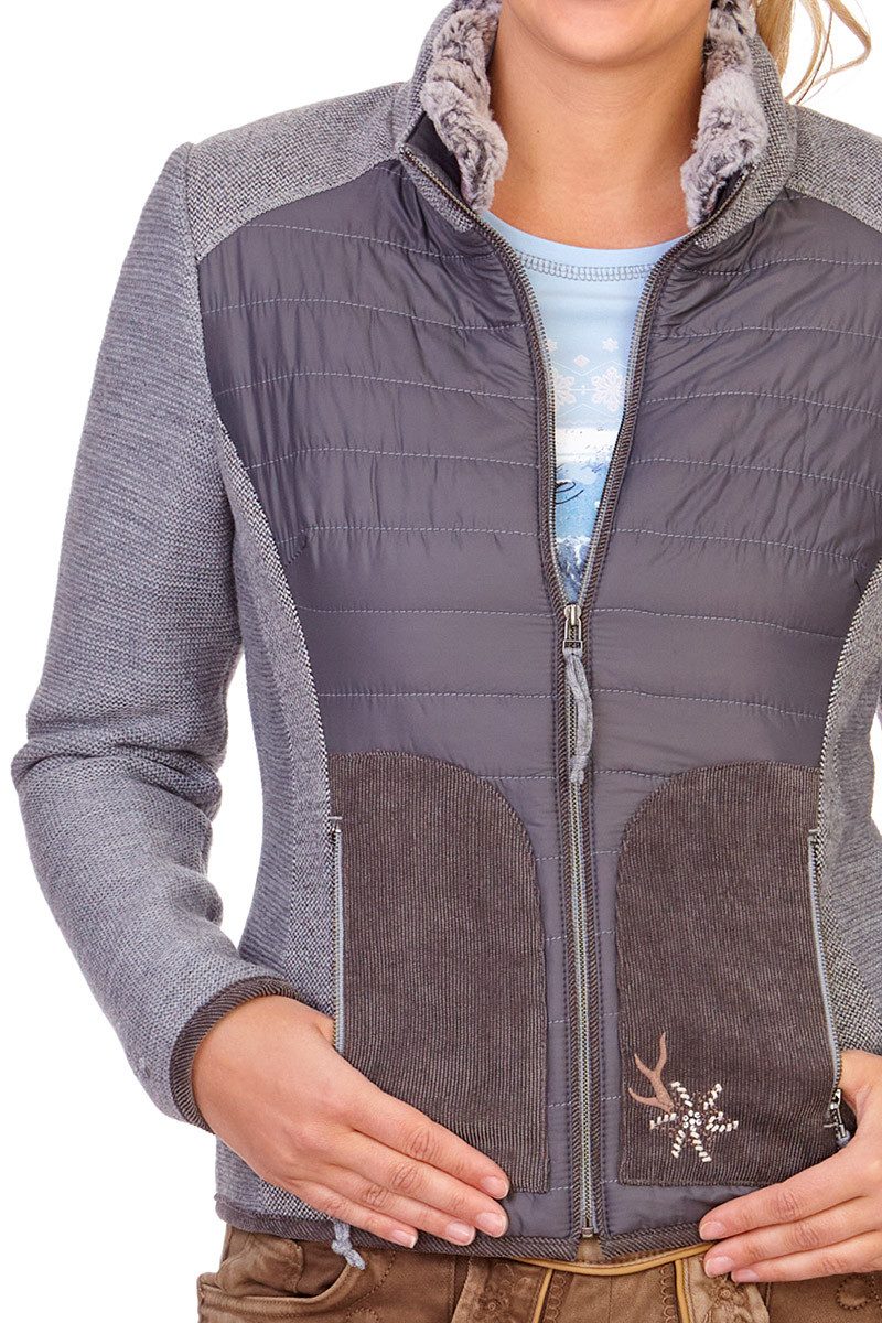 Spieth & Wensky Outdoorjacke Trachtenjacke Damen - PORTUGAL - grau