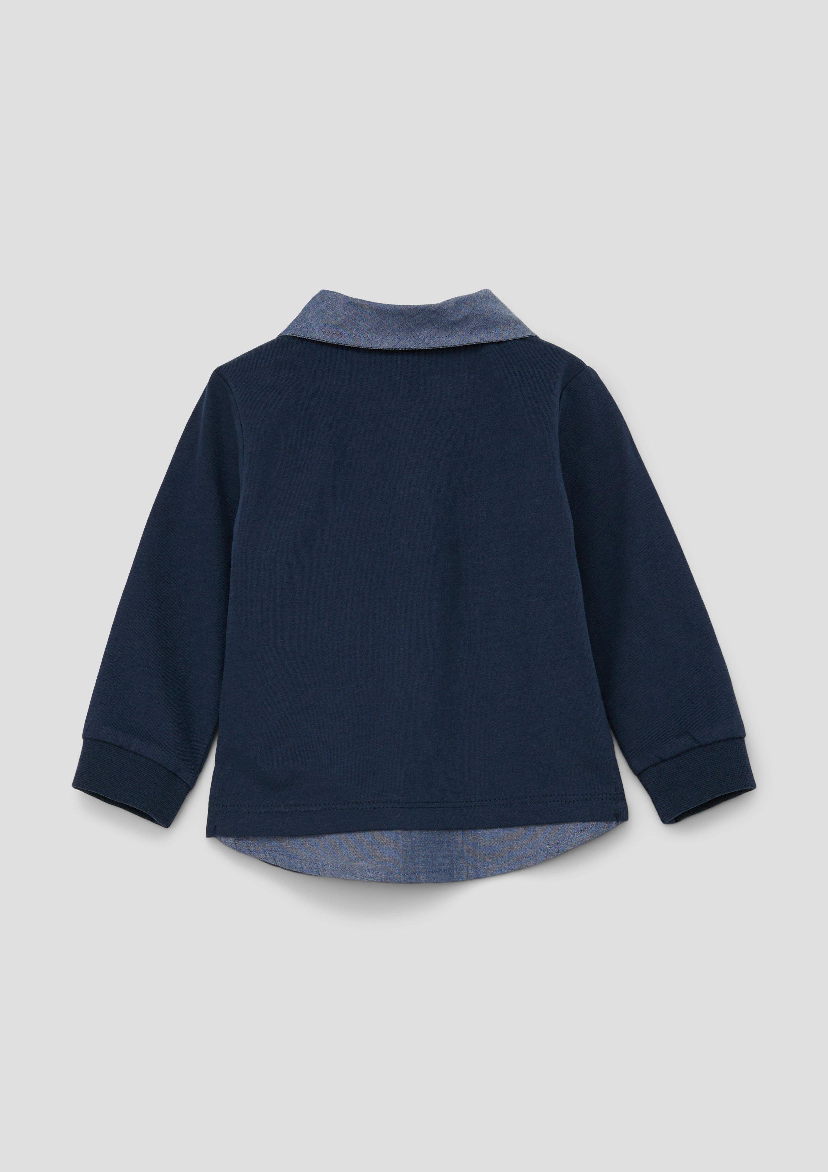 s.Oliver s.Oliver Polo-Shirt Layering Layering-Look im Langarmshirt Junior