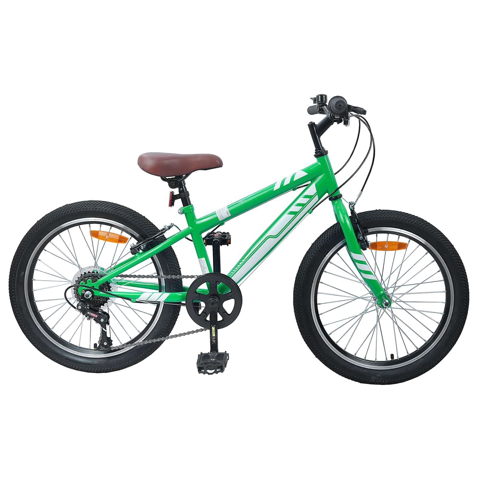 vidaXL Kinderfahrrad 24-Zoll Fahrrad Kinderfahrrad Mountainbike 24 Zoll 6-Speed für 8-12 Ja