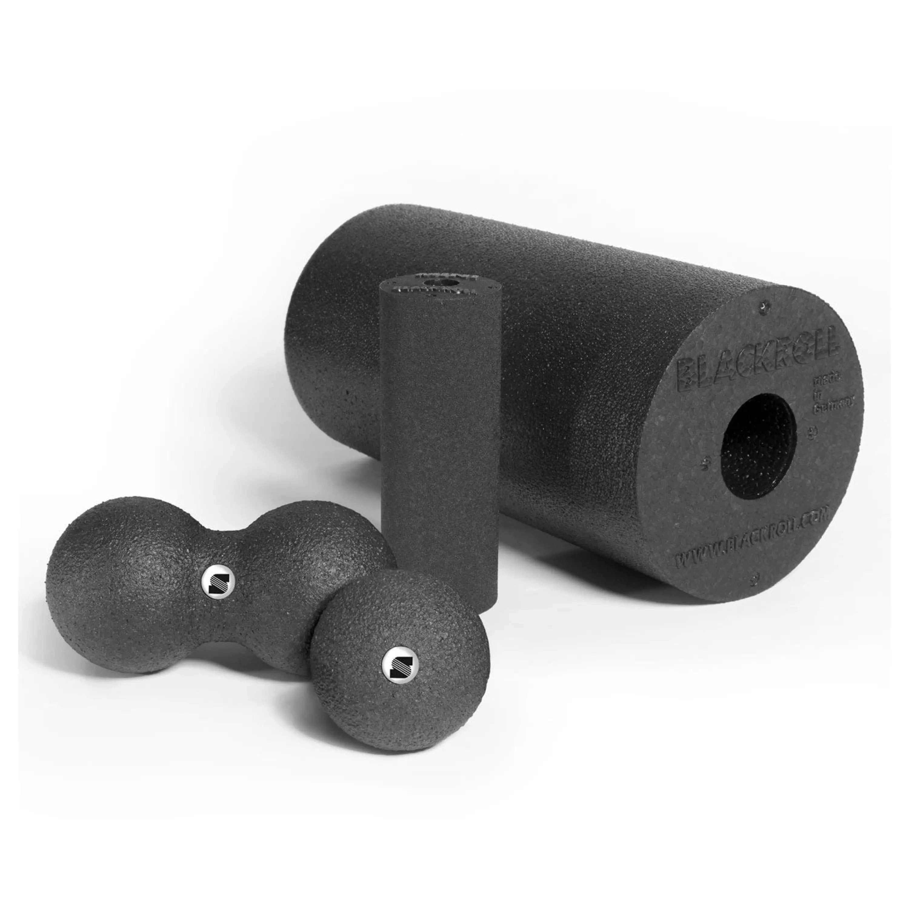 Faszienrolle Blackroll Massage-Set, für den gesamten Körper, robust, umweltschonend