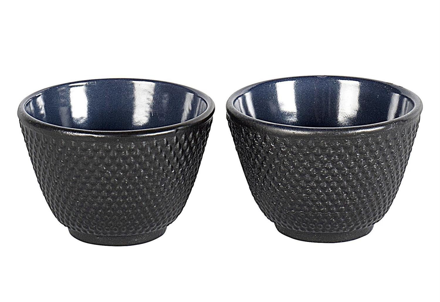 Becher BREDEMEIJER Teebecher Asia Jang schwarz 2er Set
