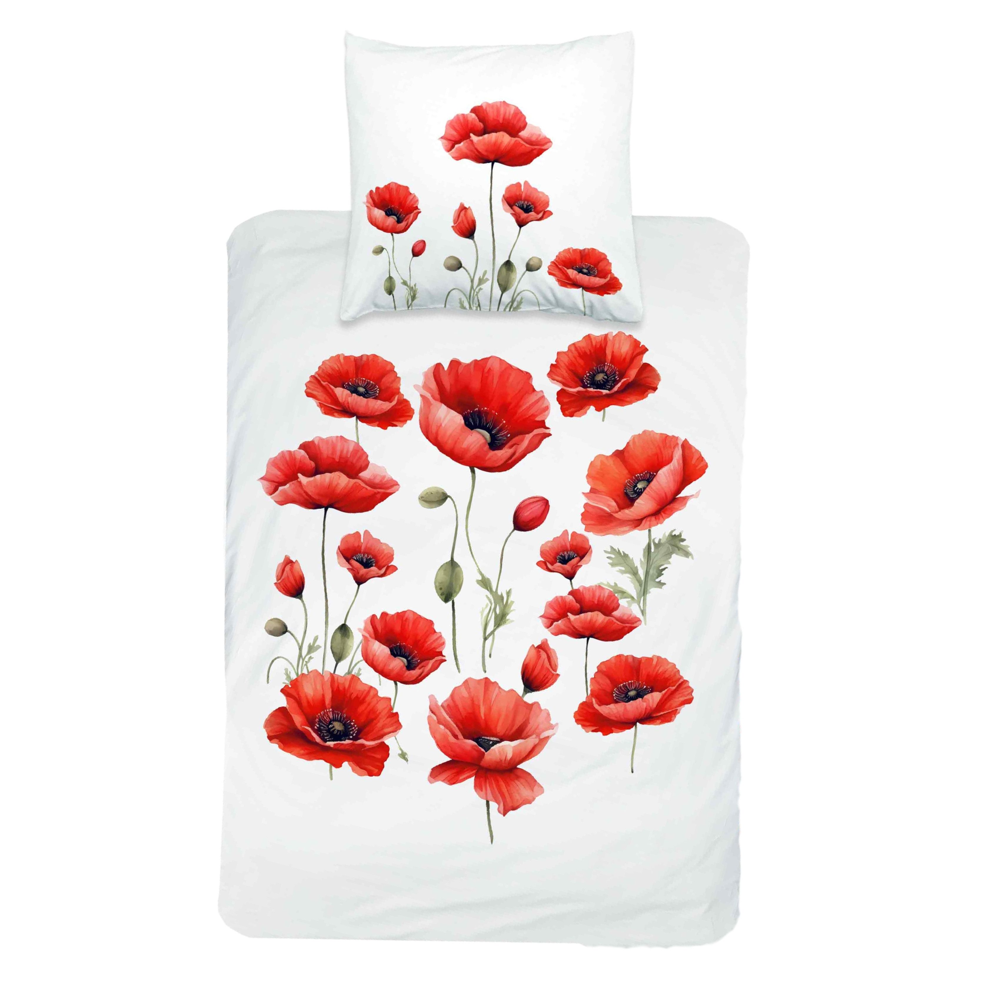 MTOnlinehandel Bettwäsche Eukalyptus, Blumen, Blätter, Zweige günstig online kaufen