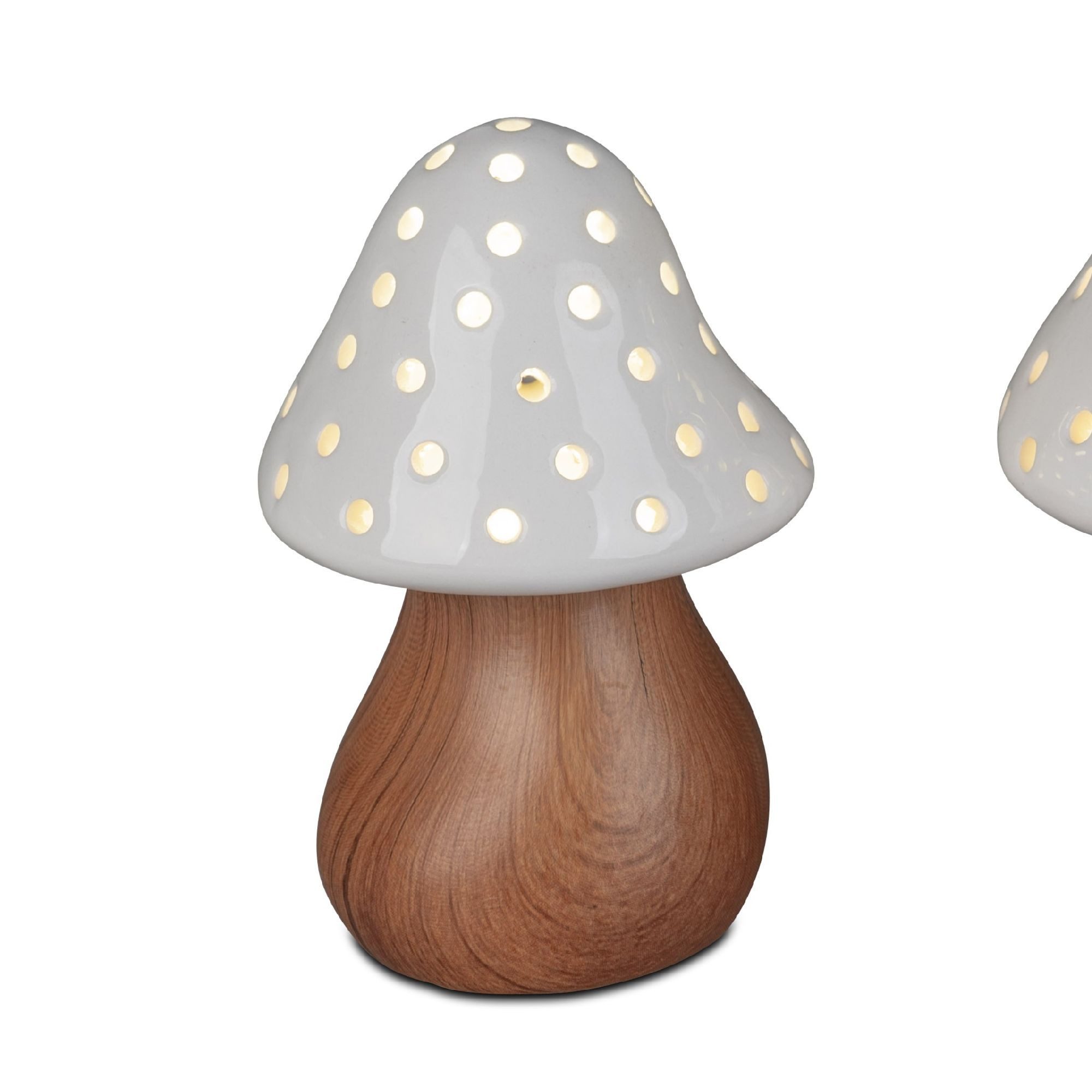 formano Skulptur WOOD, mit Timerfunktion, Braun, günstig online kaufen