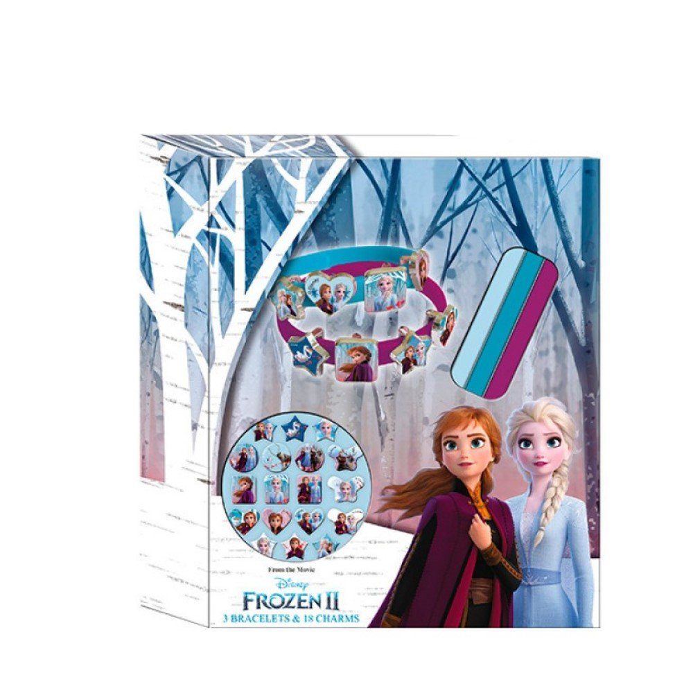 Frozen Armband Anna Armbänder Eiskönigin Elsa Kids und Set 3 Stück Euroswan die Anhänger 18