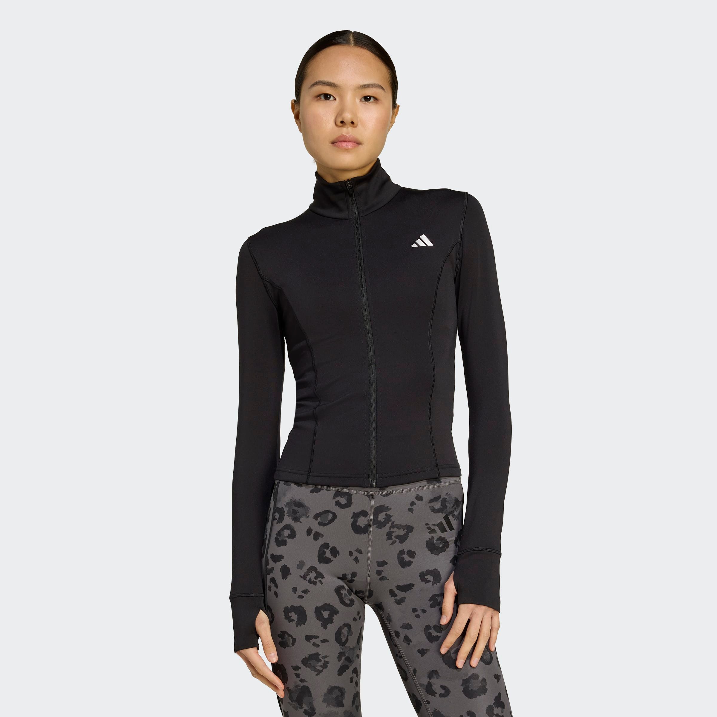 adidas Performance Rollkragenpullover OPTIME ESSENTIALS FULL-ZIP