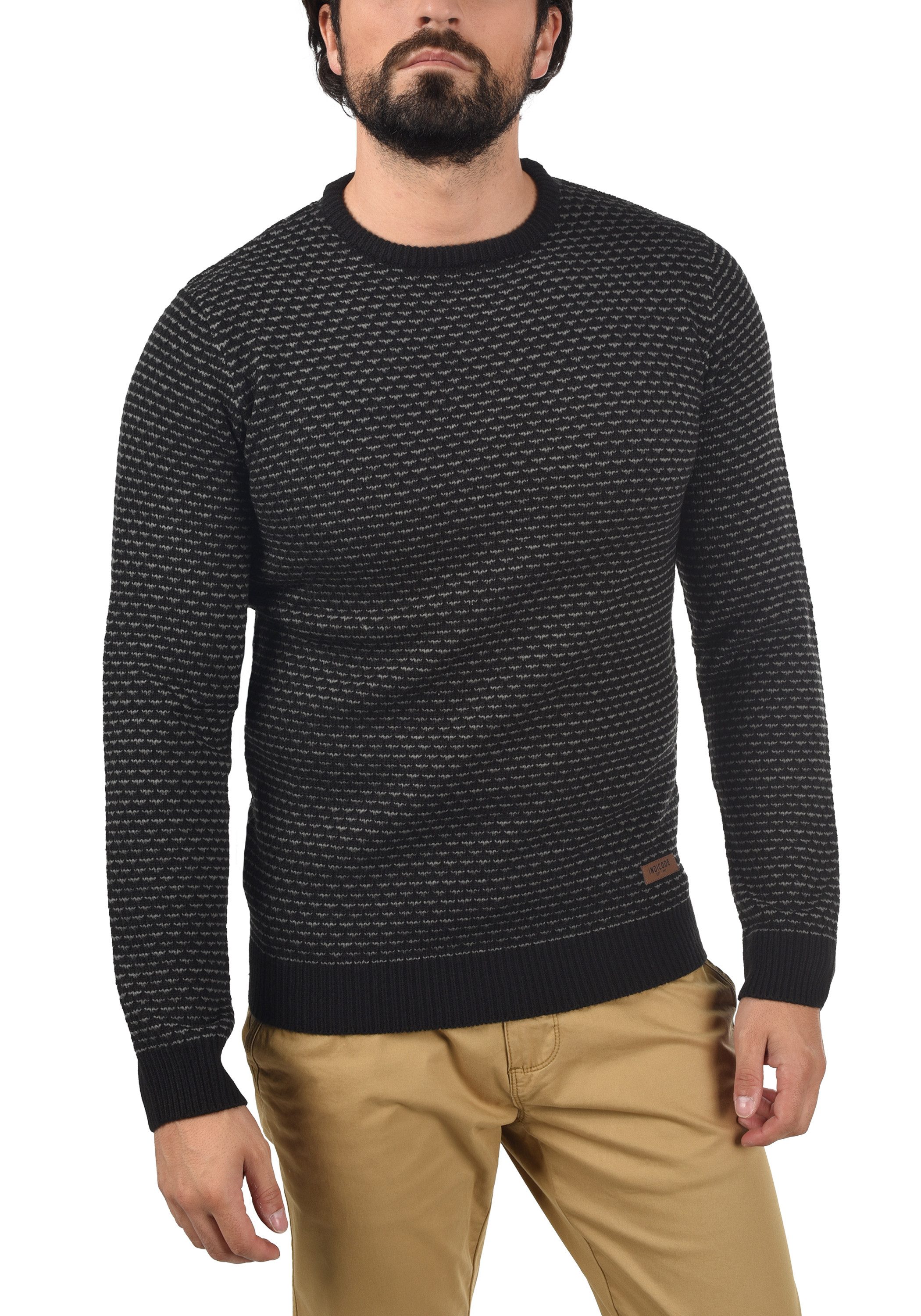 Indicode Strickpullover IDCoppler Strickpulli aus Grobstrick günstig online kaufen