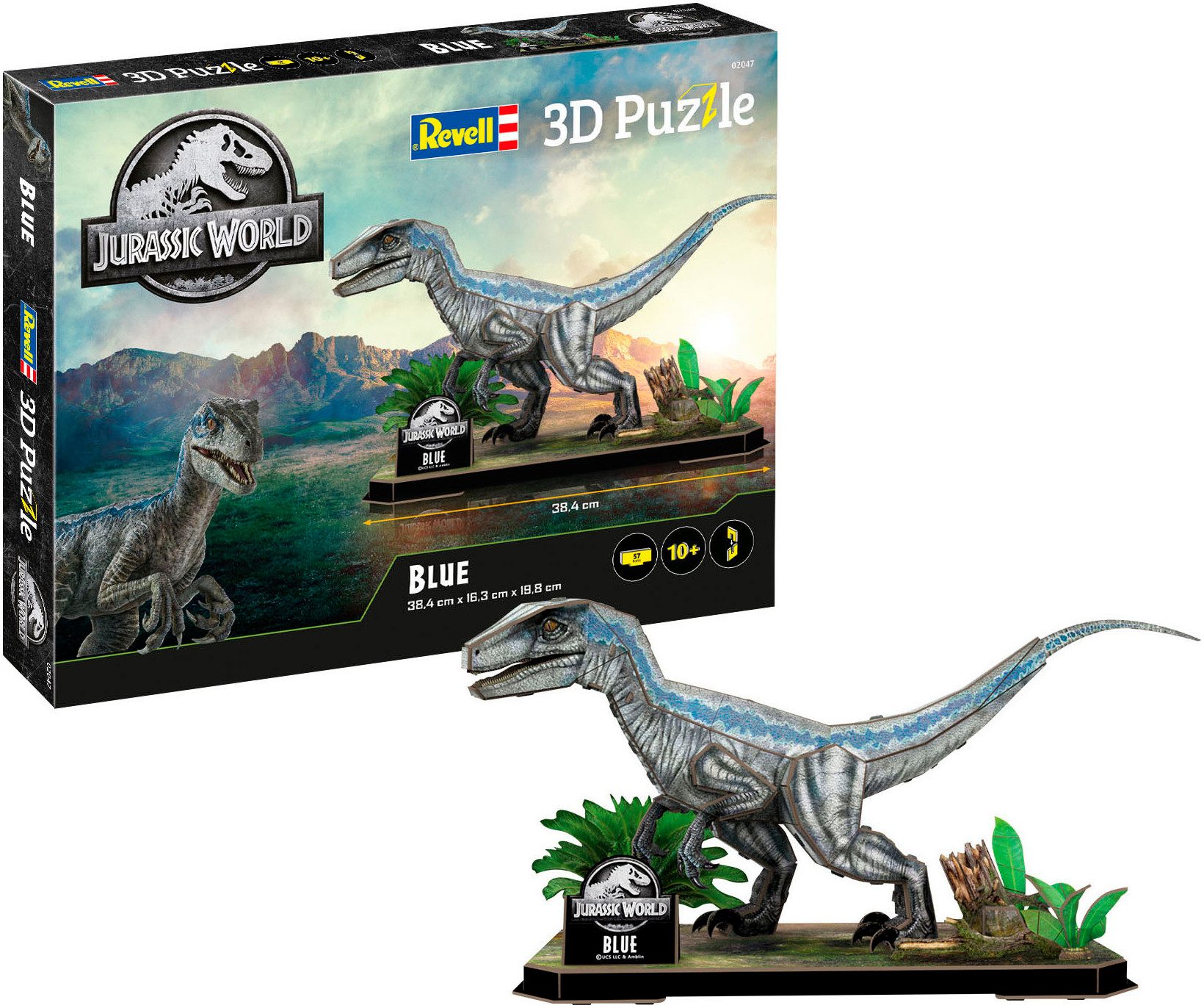 Revell® 3D-Puzzle Jurassic World Dinosaurier Blue, 57 Puzzleteile günstig online kaufen