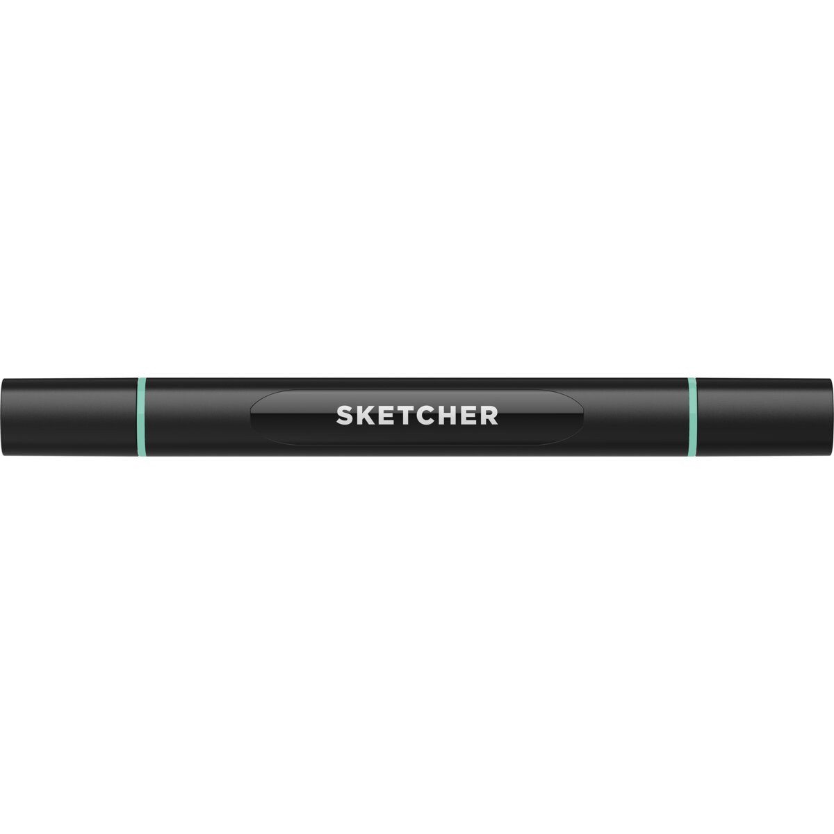 Filzstift Twinmarker Sketcher brush+chisel GB305 lagunenblau hell.