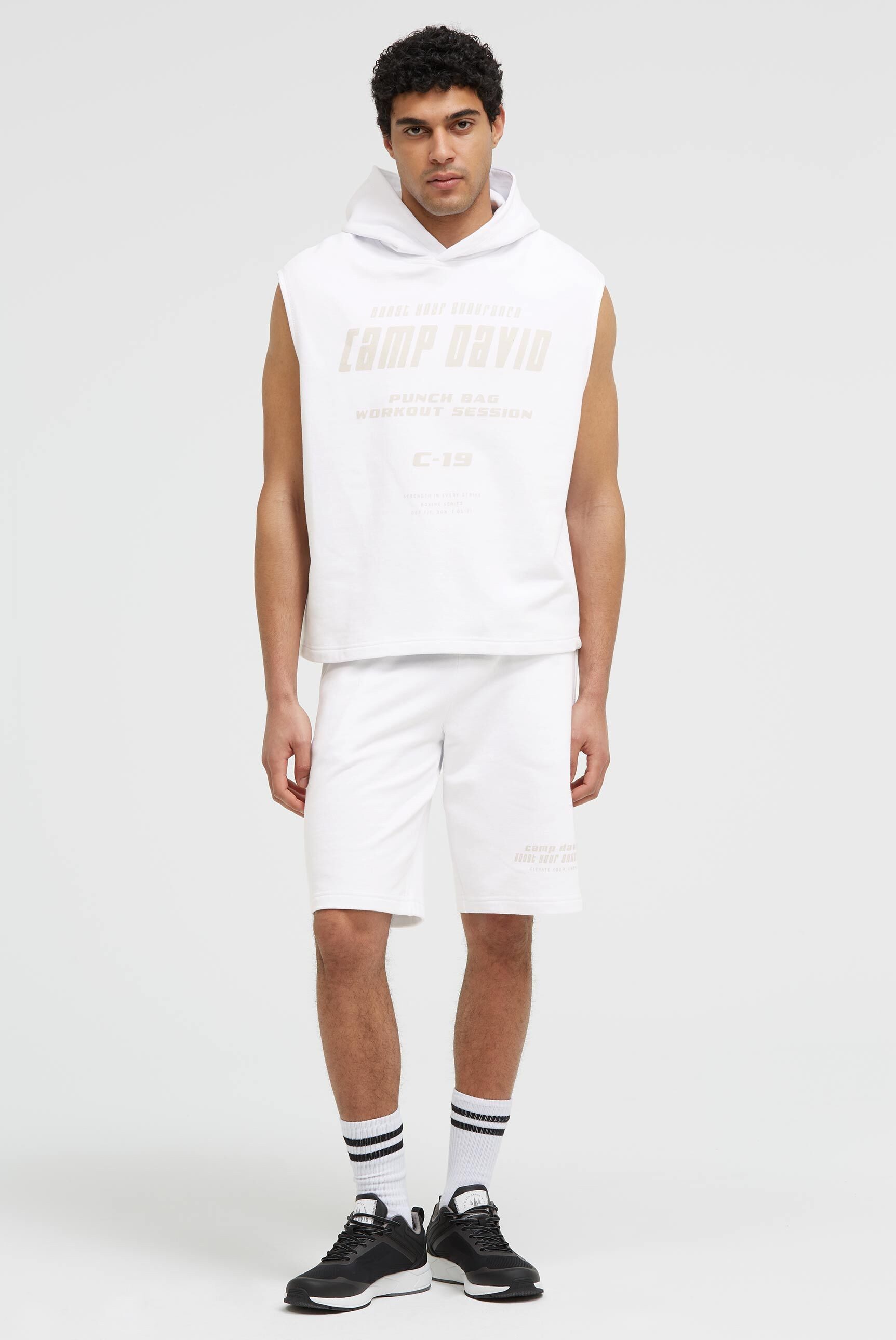 CAMP DAVID Kapuzensweatshirt aus Baumwolle