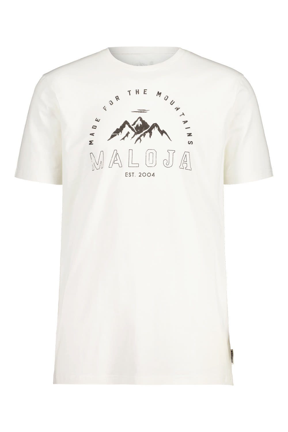 Maloja T-Shirt Maloja M Lenzerm. T-shirt Herren Kurzarm-Shirt Glacier Milk