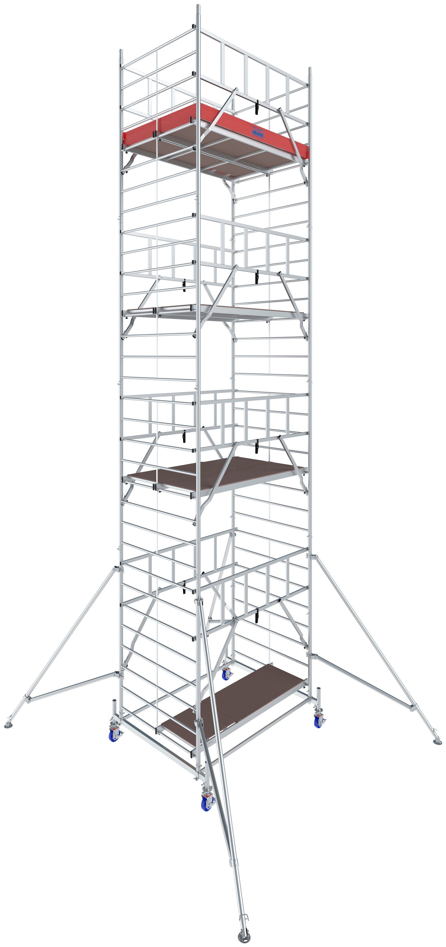 KRAUSE Fahrgerüst ProTec XXL Breitaufbau, (Set), Arbeitshöhe: 9,3 Meter