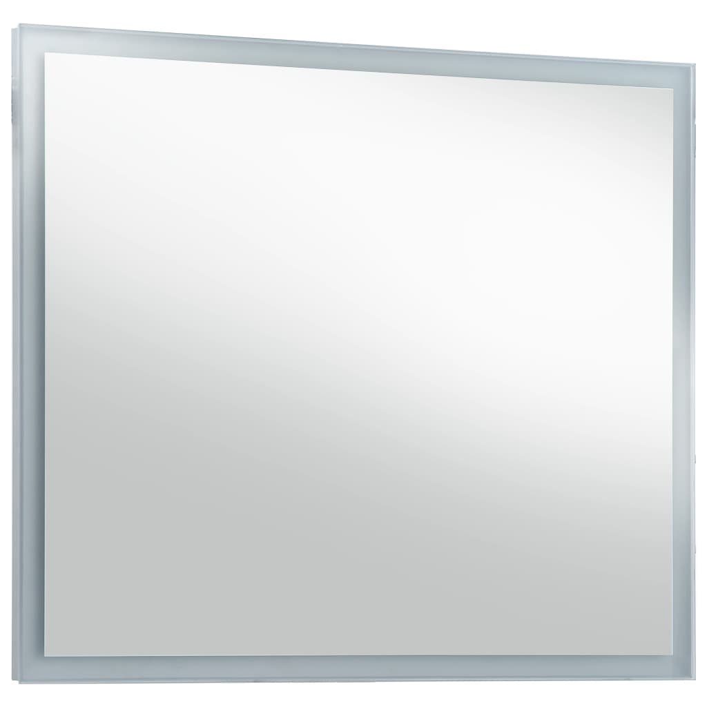 furnicato Wandspiegel Badezimmer-mit 80x60 LEDs cm