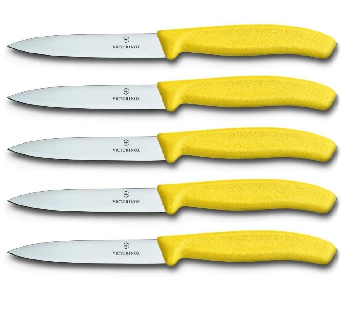 Victorinox Gemüsemesser Gemüsemesser 5er Set Swissclassic, Gelb, 6.7706.L118.5