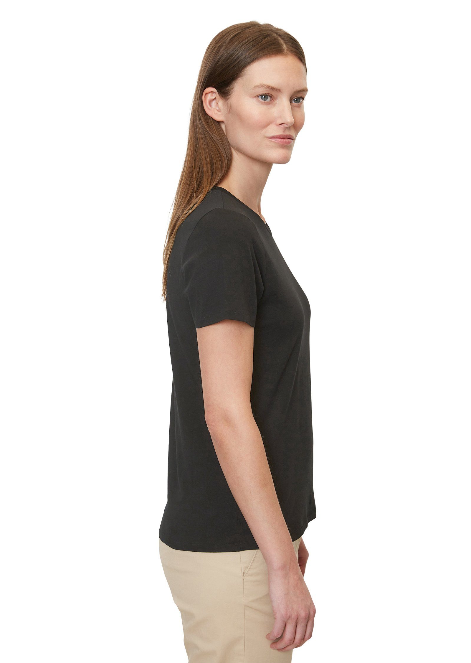 Organic O'Polo Cotton Marc aus schwarz T-Shirt