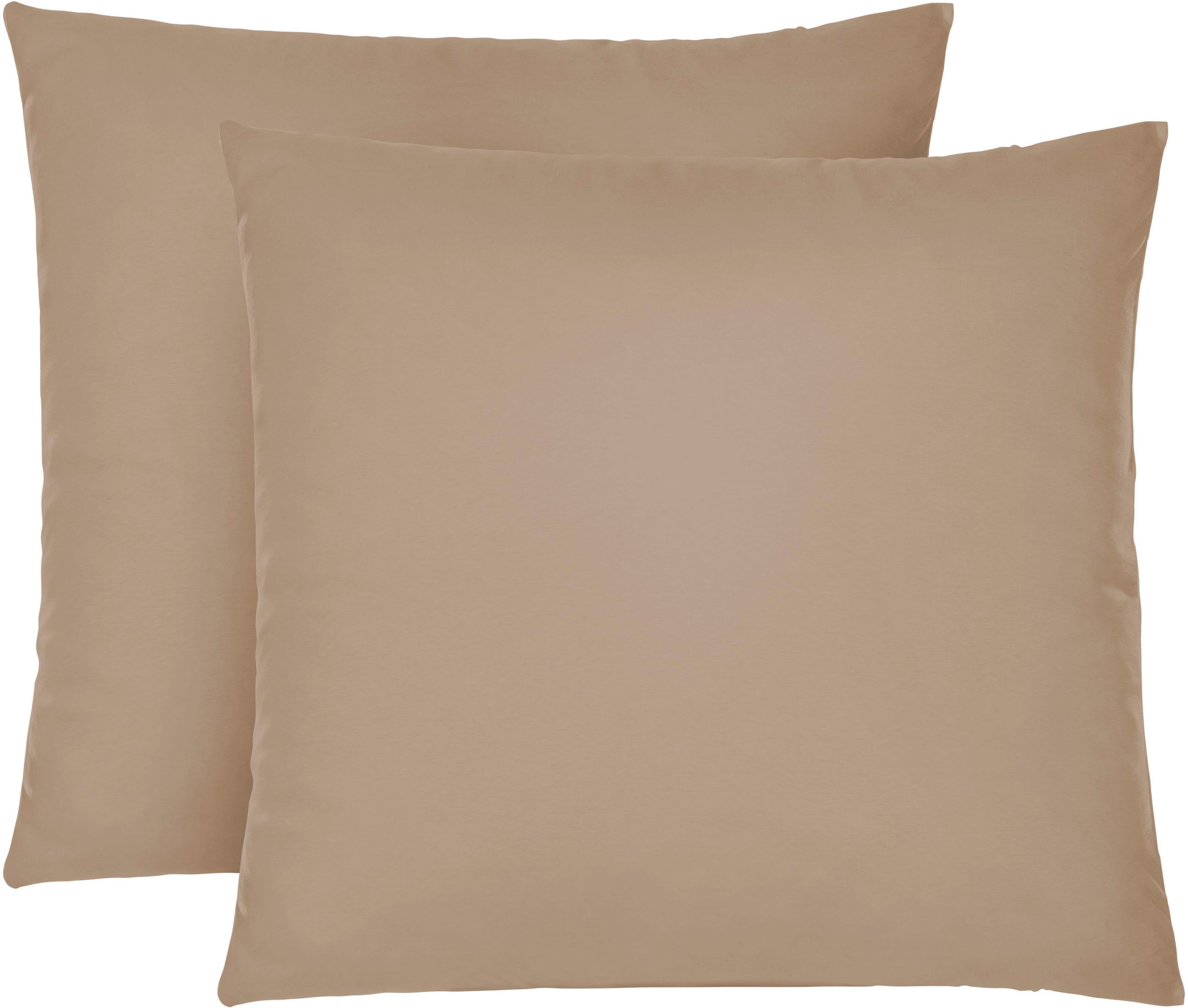 Biberna Kissenbezug Michi Feinjersey mit Reißverschluss, (2 Stück), verschi günstig online kaufen