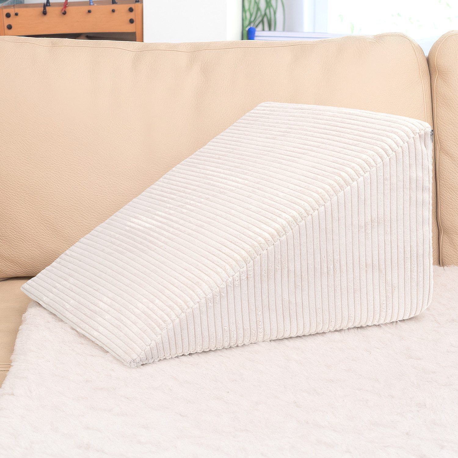 Selfitex Keilkissen Selfitex Breitcord Keilkissen 60x50x30 günstig online kaufen