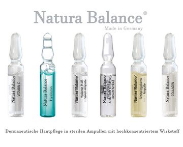 Natura Balance Gesichtspflege Hyaluron PLUS 15 Stück Ampullen a 2 ml Gesicht Hyaluronsäure Falten