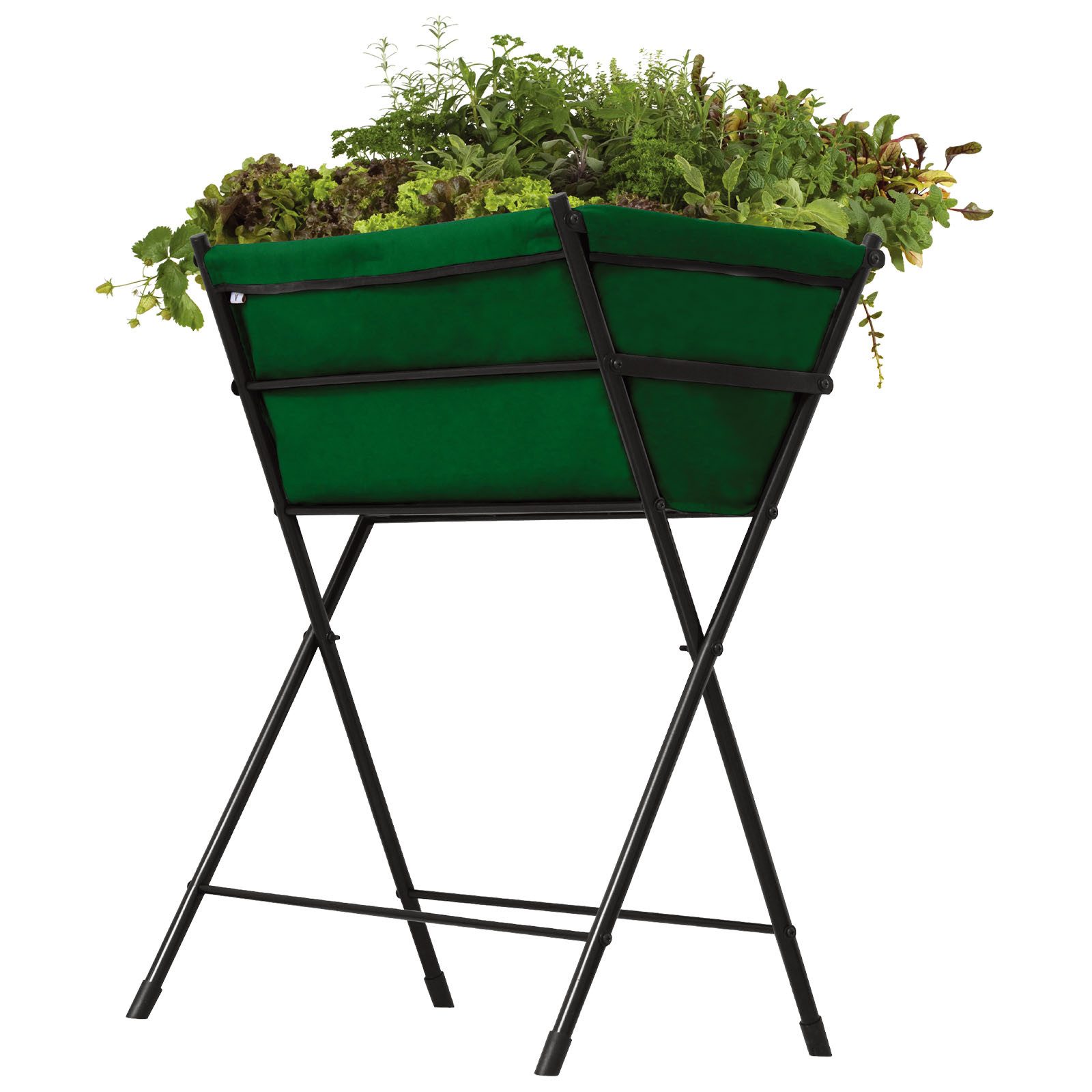 VegTrug Hochbeet VegTrug® POPPY GO! - für Balkon und Terrasse, aus Vliesstoff - 65x42x79cm - für 33 Liter Erde