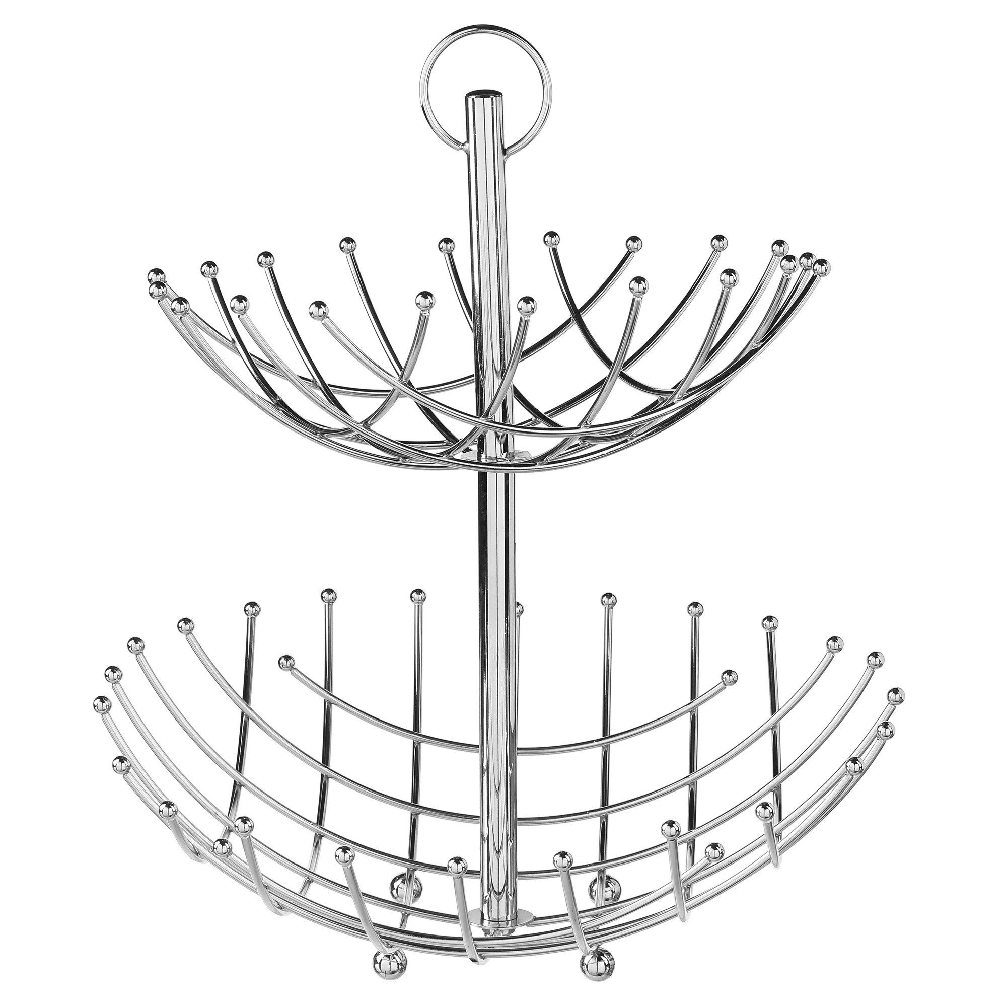5five Simply Smart Obstschale Obstkorb aus Metall, 40 cm, 2 Ebenen - Secret de Gourmet, (einzeln)