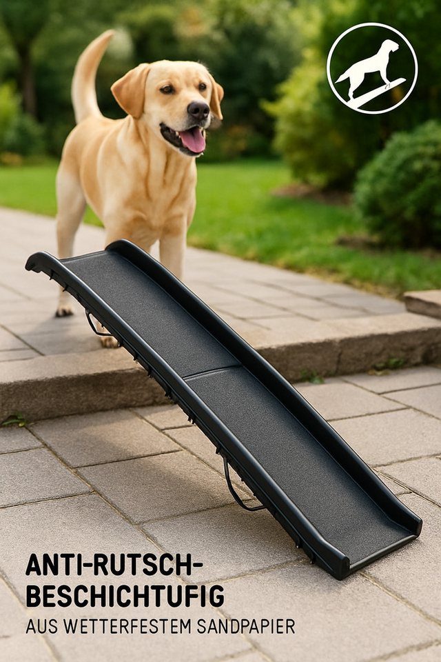 Thumbnail - MYPETS Hunderampe Klappbare Hundetreppe Einstiegshilfe Hunde Rampe Autorampe Auto
