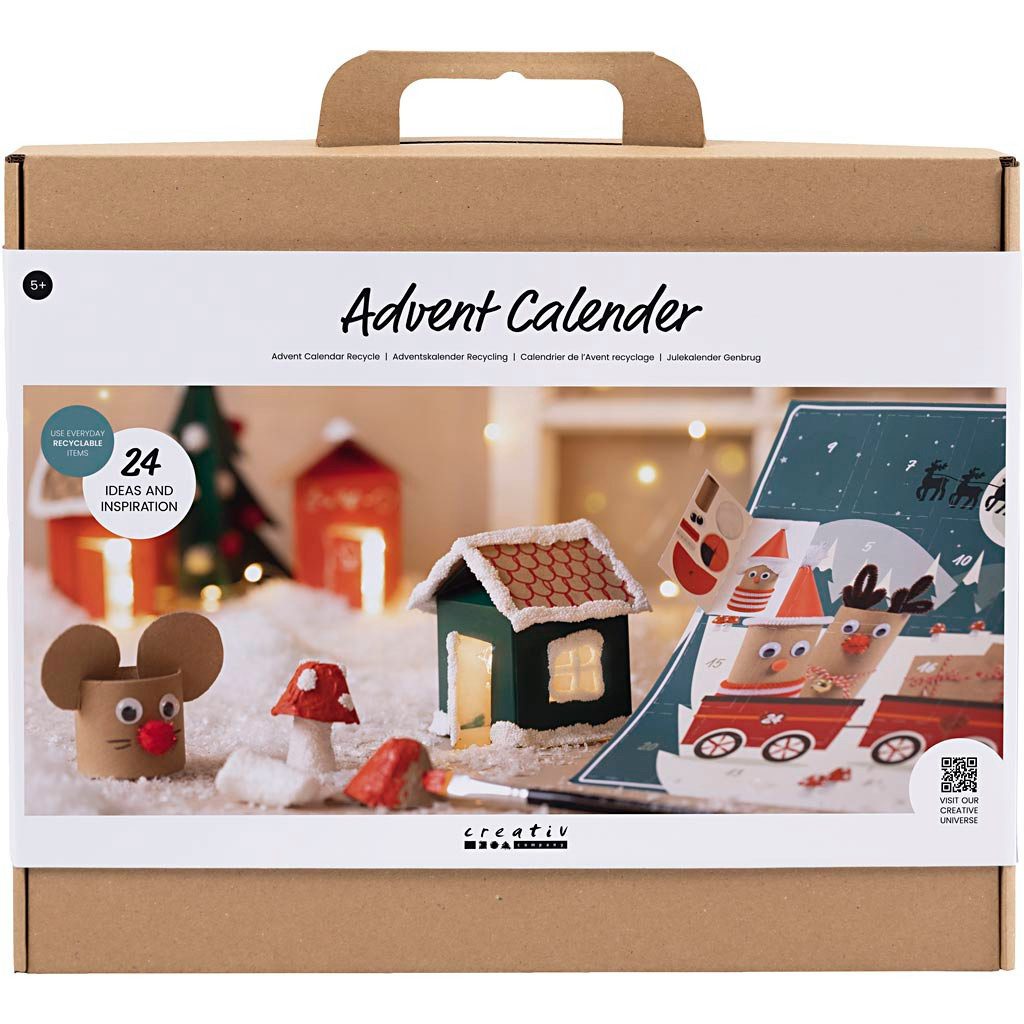 creativ company Adventskalender Creativ Company DIY Sets Basisversion Adventskalender Recycling, Kr...