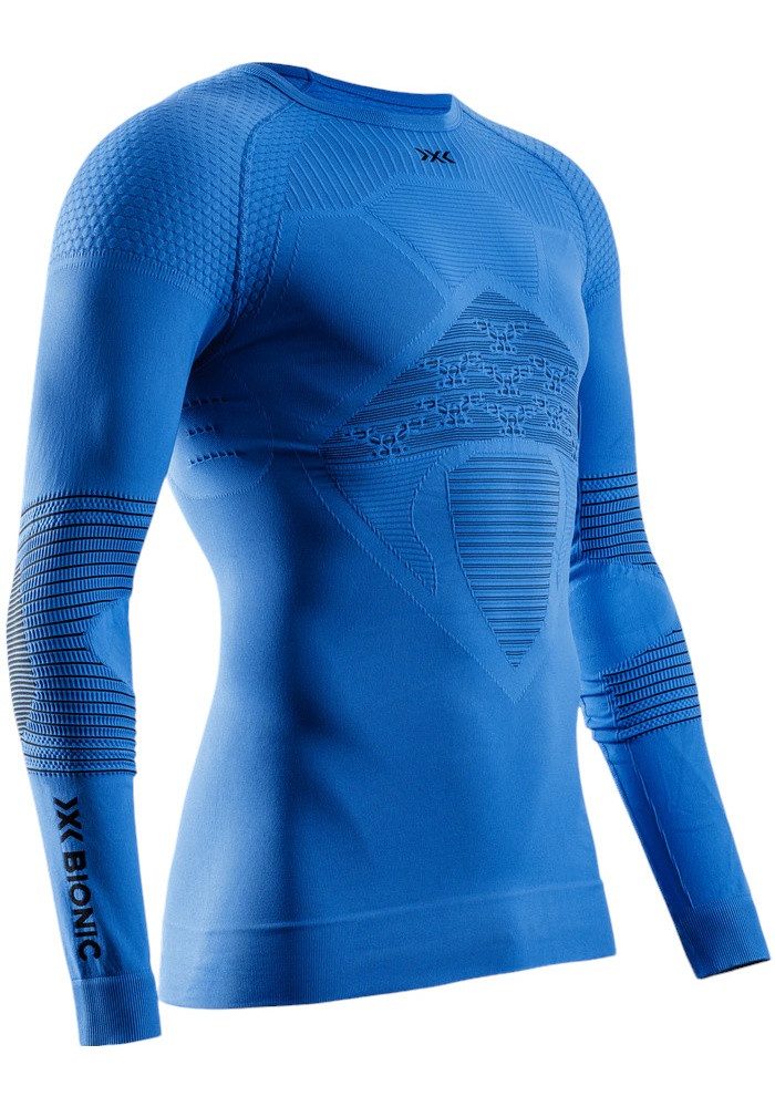 X-Bionic Langarmshirt Rundhals Energizer 4.0 (Multifunktionsshirt) Unterwäsche royalblau