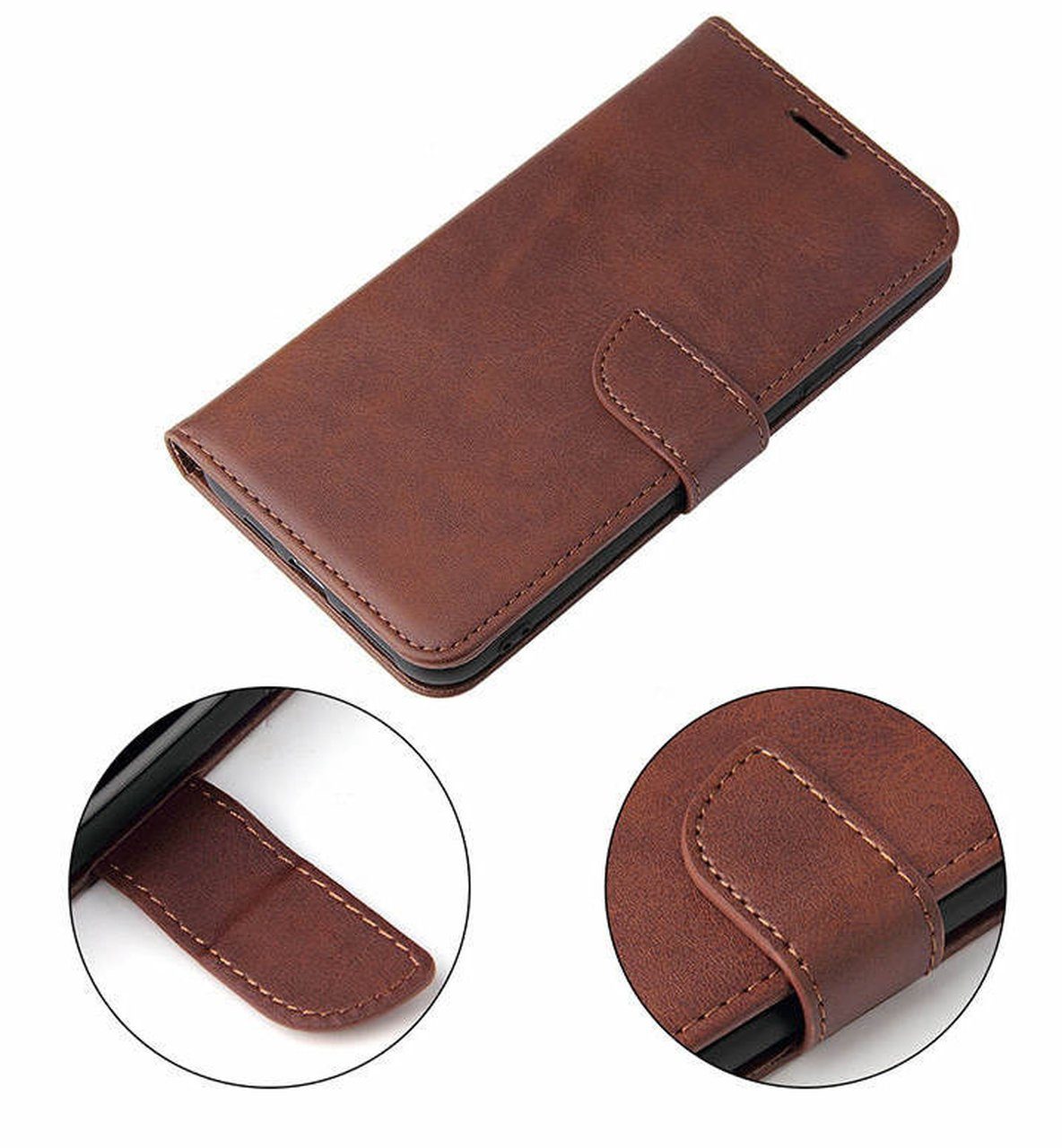 IKHEMalarka Handyhülle fur Apple iPhone 12,13,14,15 Schutzhülle Handy Tasche, Premium Leder – Bild 3 von 5
