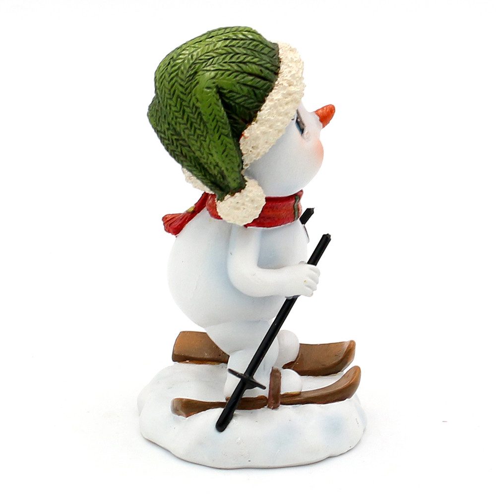 Dekohelden24 Dekofigur Schneekinder in verschiedenen Varianten, 3er Set, detailreiche Figuren, winterliche Accessoires – Bild 4 von 5