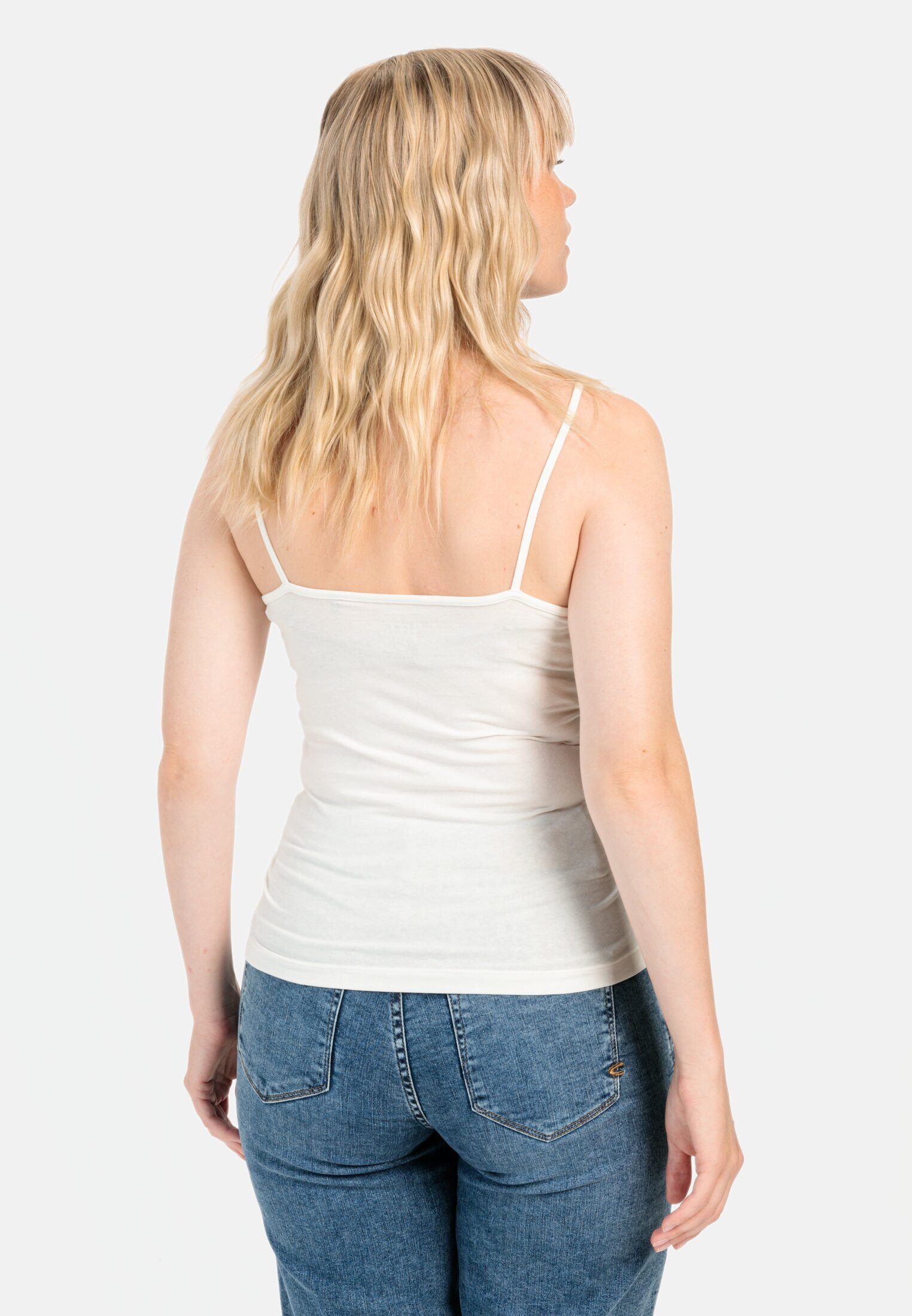 camel active Spaghettitop Basic Top aus Organic Cotton Spaghettiträger günstig online kaufen