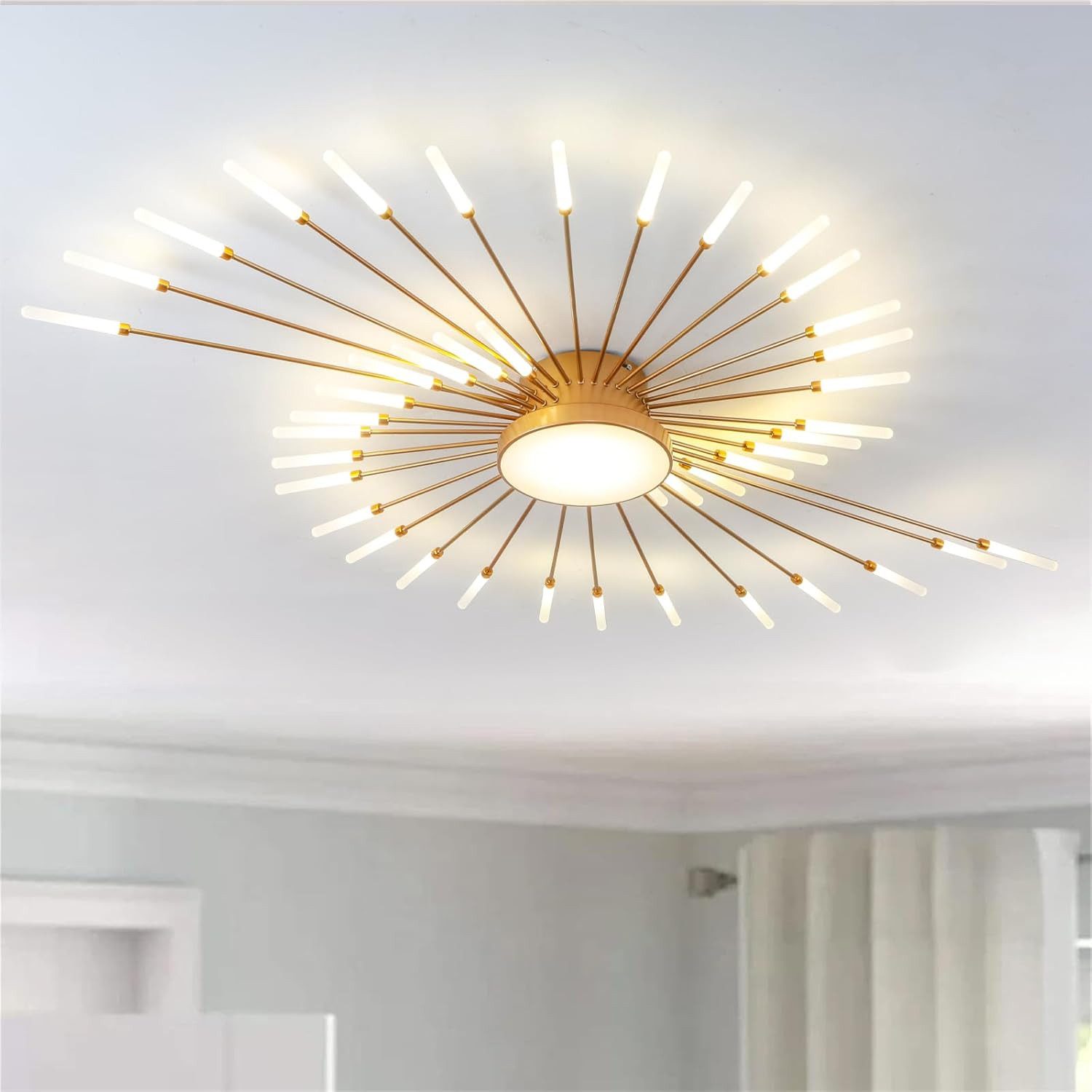 RRBEST Deckenleuchte LED Deckenleuchte Wohnzimmer, Moderne Minimalistische Deckenlampe, Moderne Minimalistische Deckenlampe für Wohnzimmer, Schlafzimmer