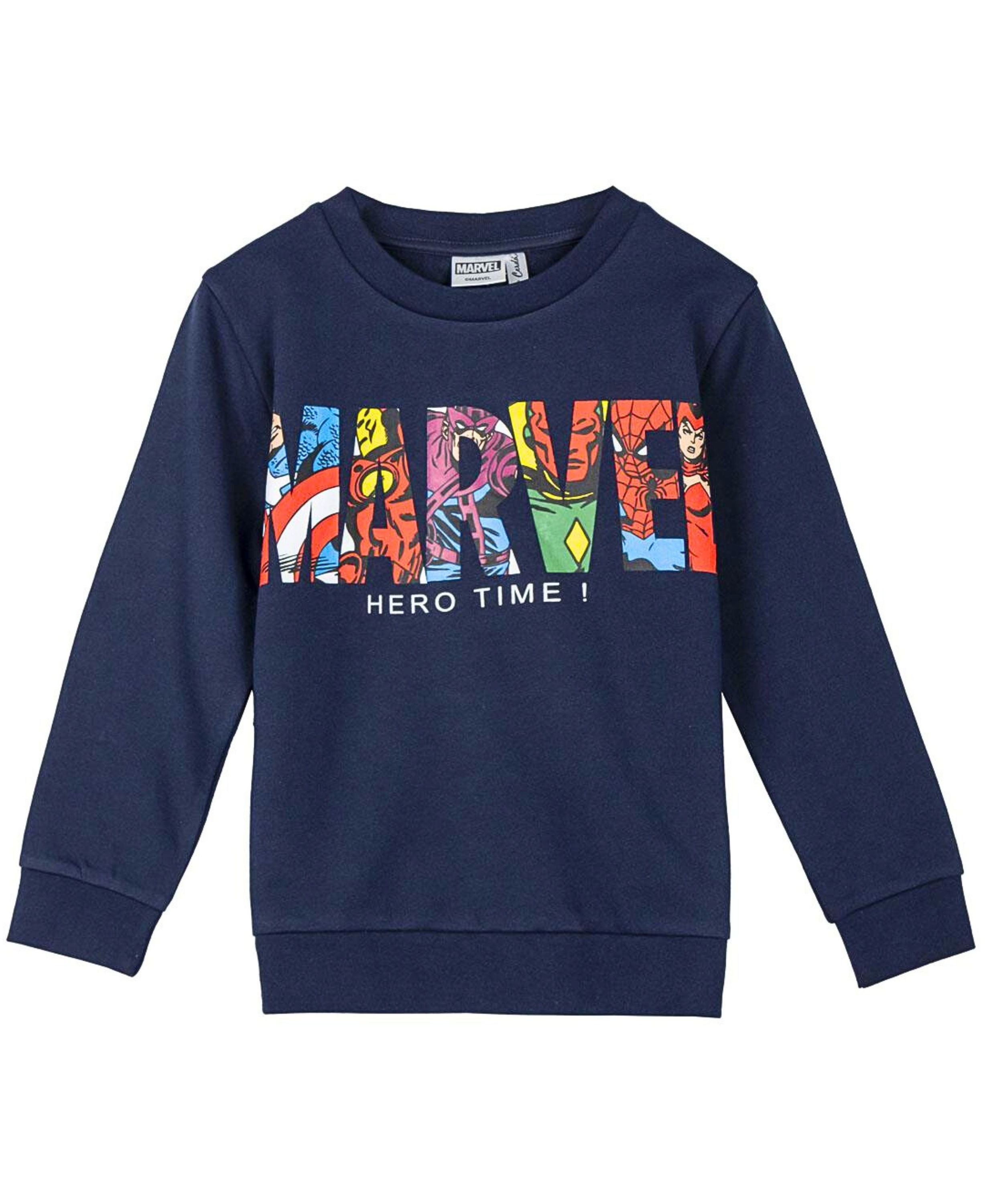 Cerdá Sweatshirt Avengers - Hero Time Kinder Sweat-Pullover Größe 104-140 cm